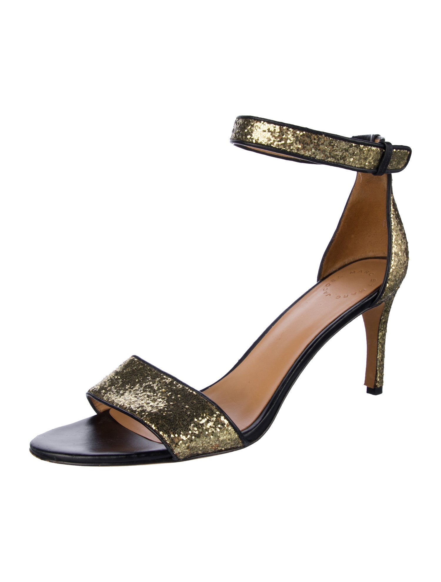 Marc Jacobs Glitter Glitter Accents Sandals