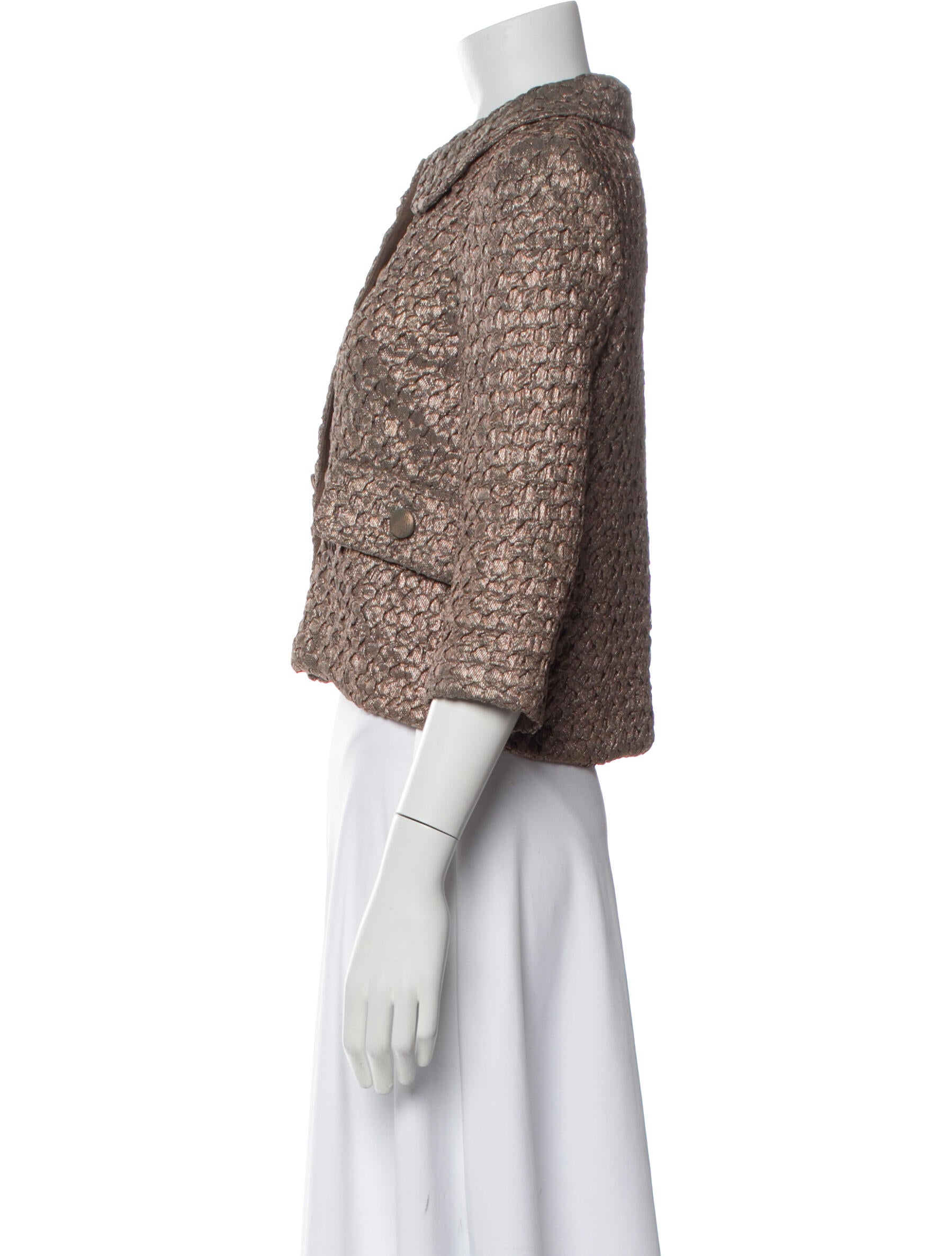 Marc Jacobs Tweed Pattern Evening Jacket