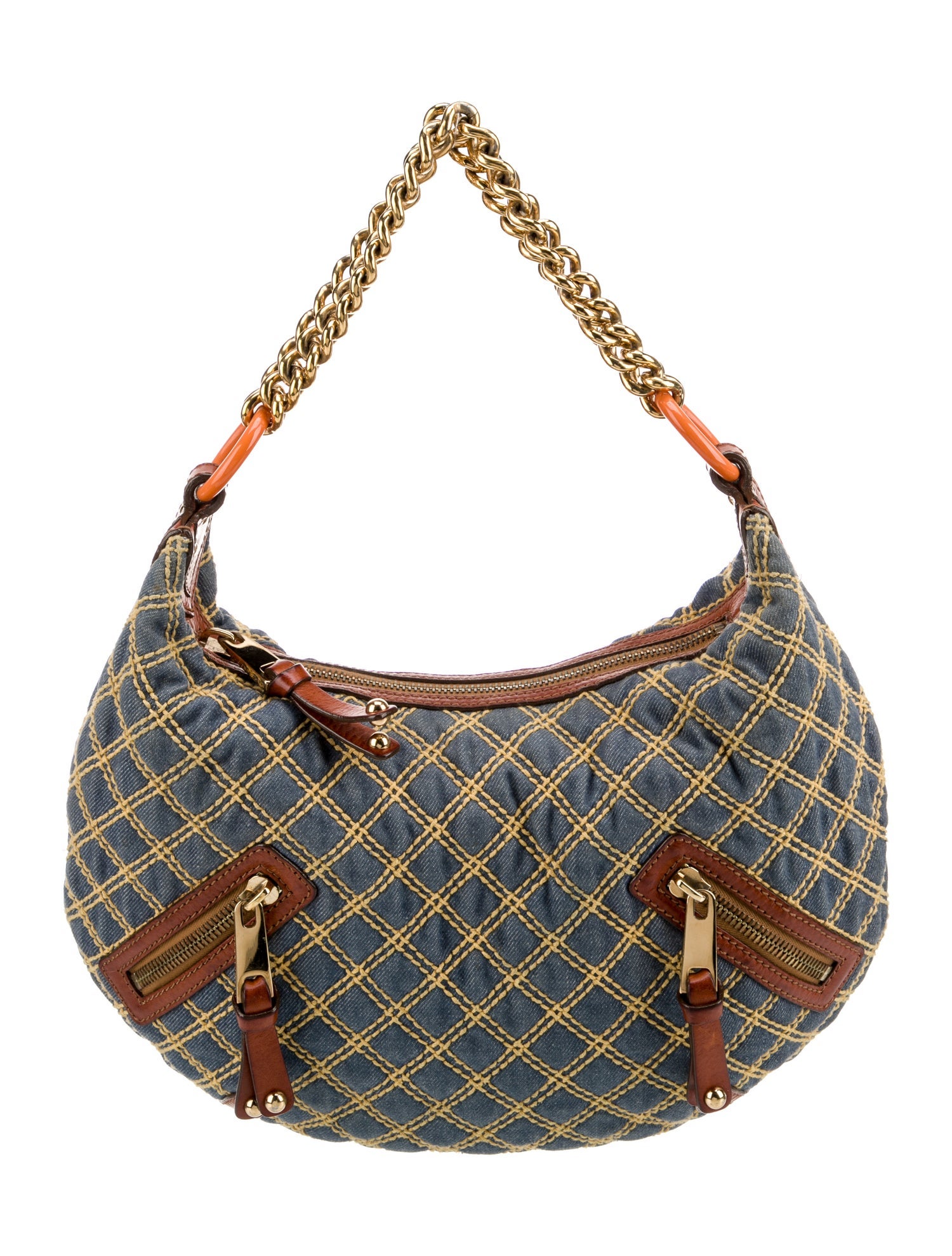 Marc Jacobs Denim Top Handle Bag