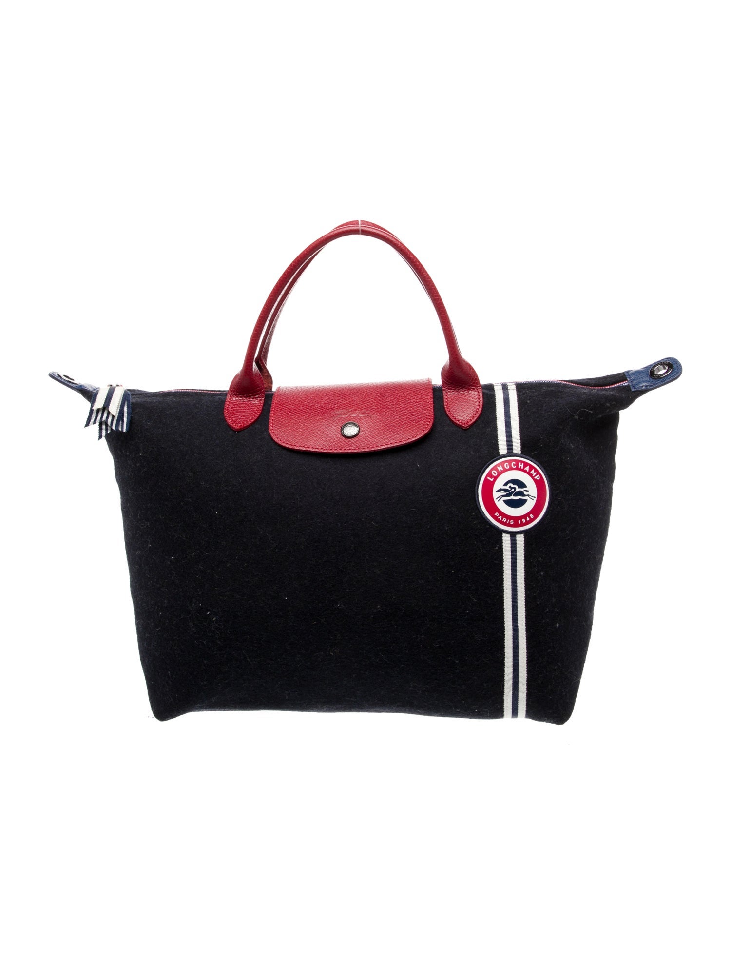 Longchamp Leather Top Handle Bag