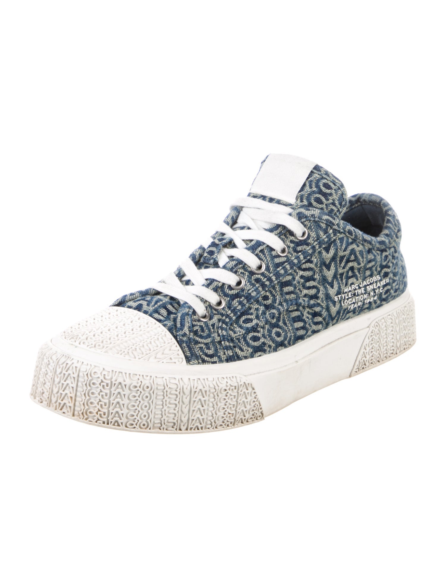 Marc Jacobs Denim Printed Sneakers
