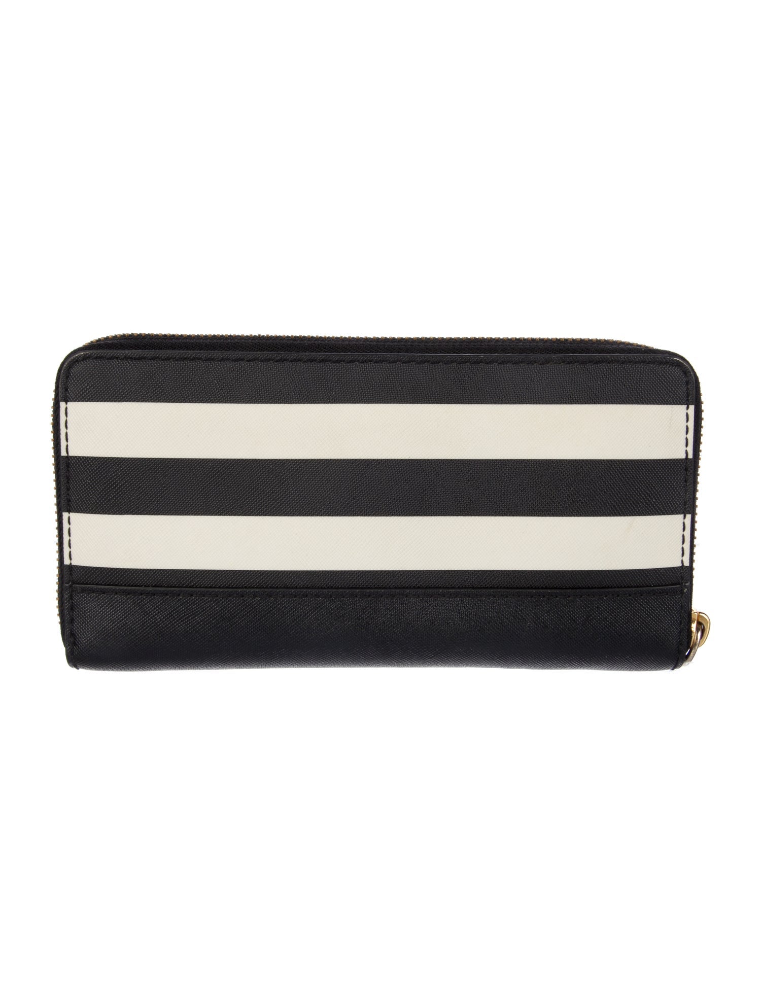 Marc Jacobs Leather Striped Continental Wallet