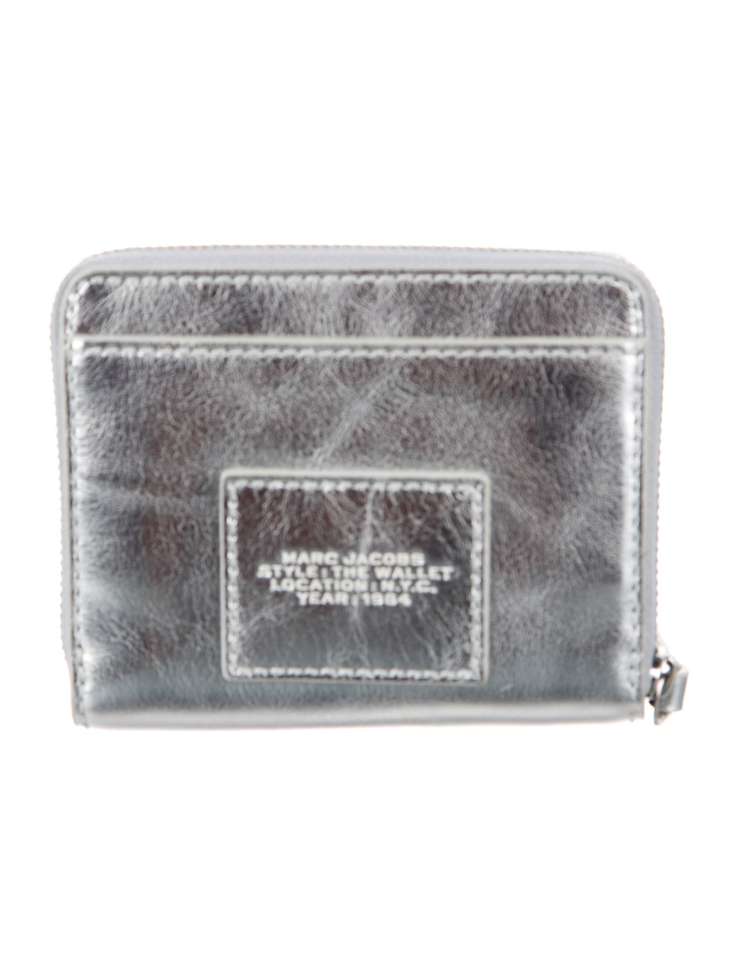 Marc Jacobs Leather Printed Compact Wallet
