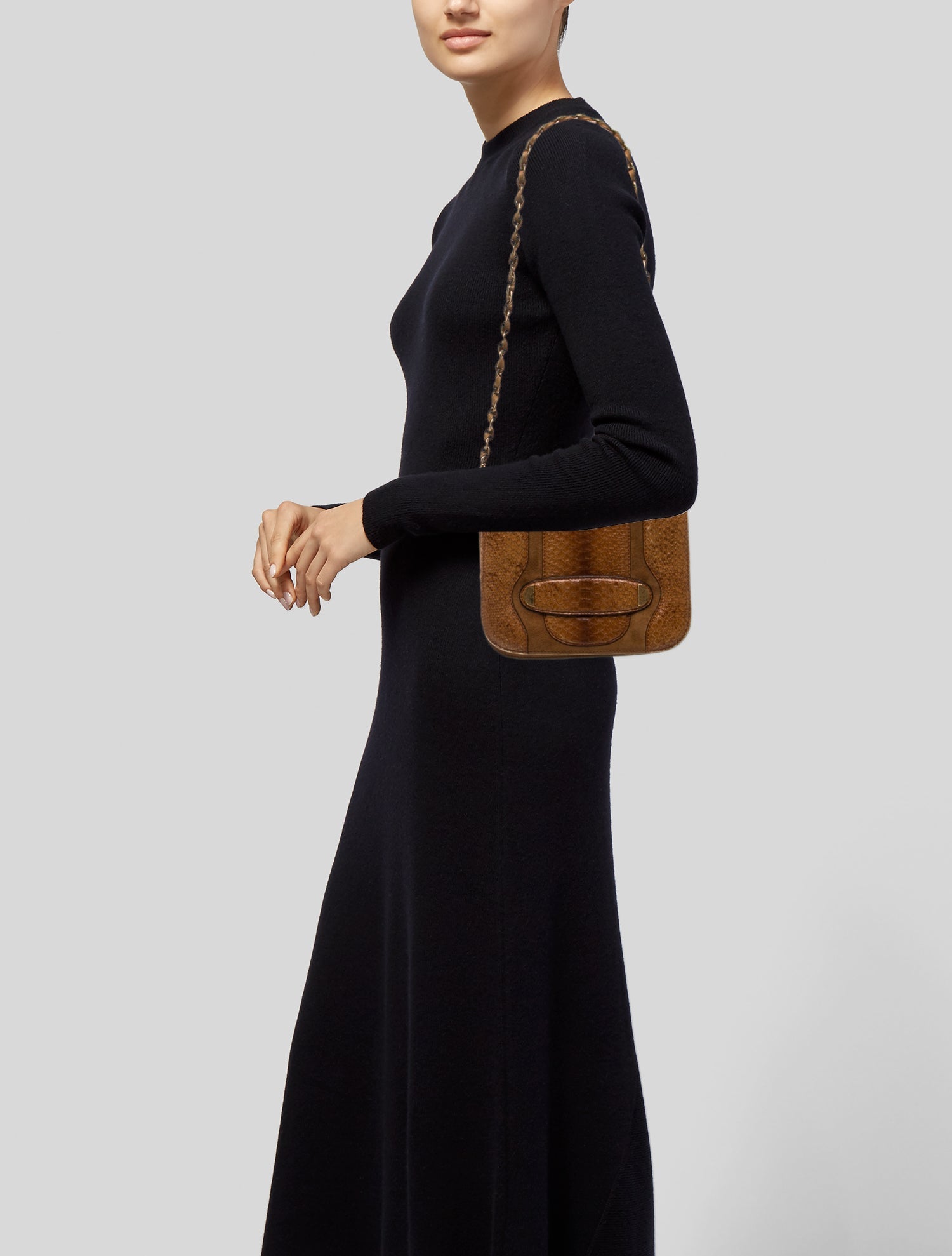 Marc Jacobs Snakeskin Shoulder Bag