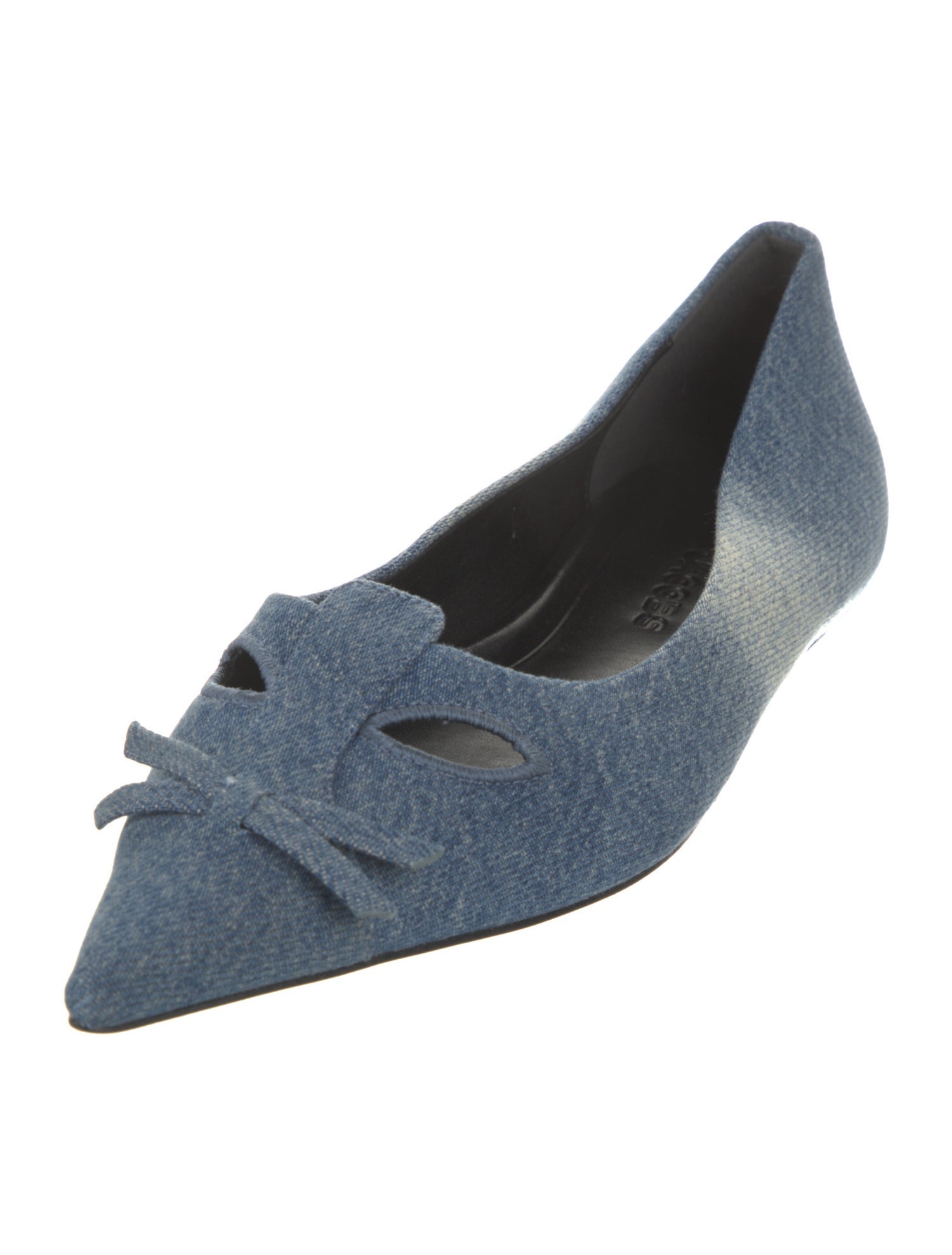 Marc Jacobs Denim Ballet Flats