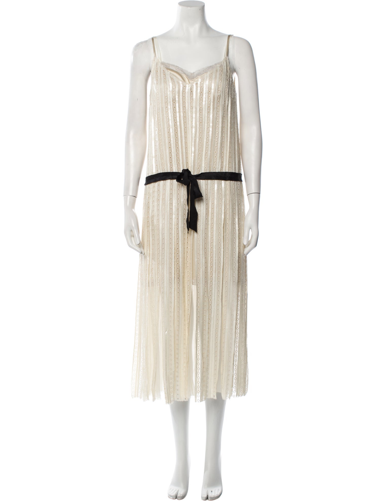 Marc Jacobs V-Neck Midi Length Dress