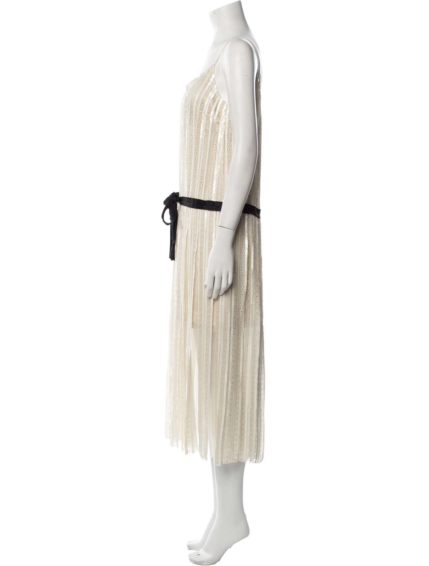 Marc Jacobs V-Neck Midi Length Dress