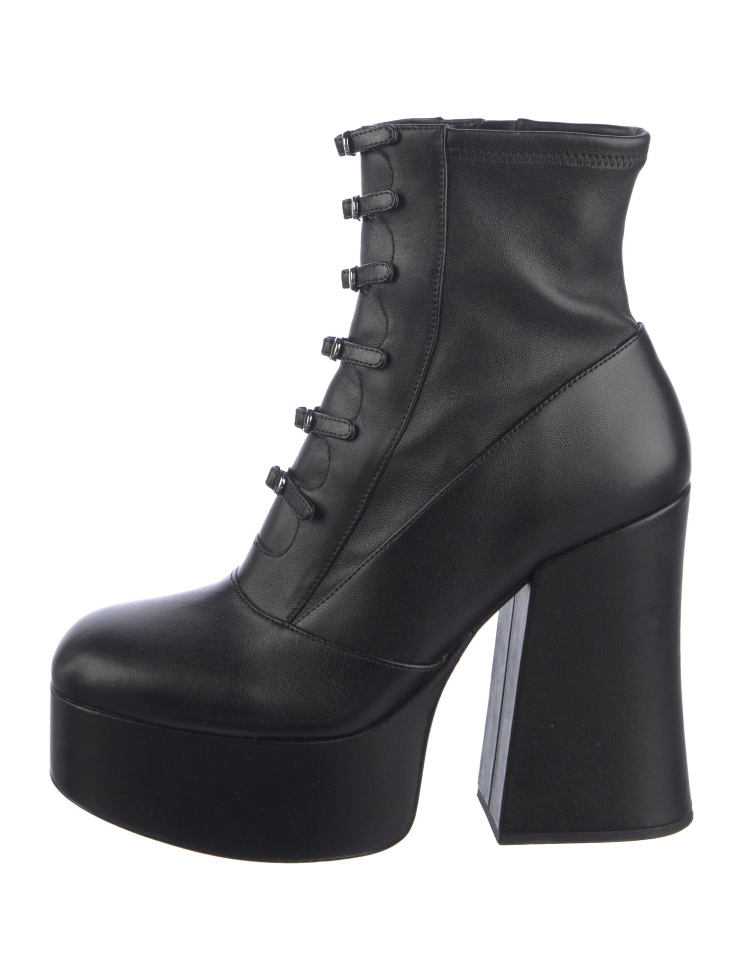 Marc Jacobs Leather Lace-Up Boots