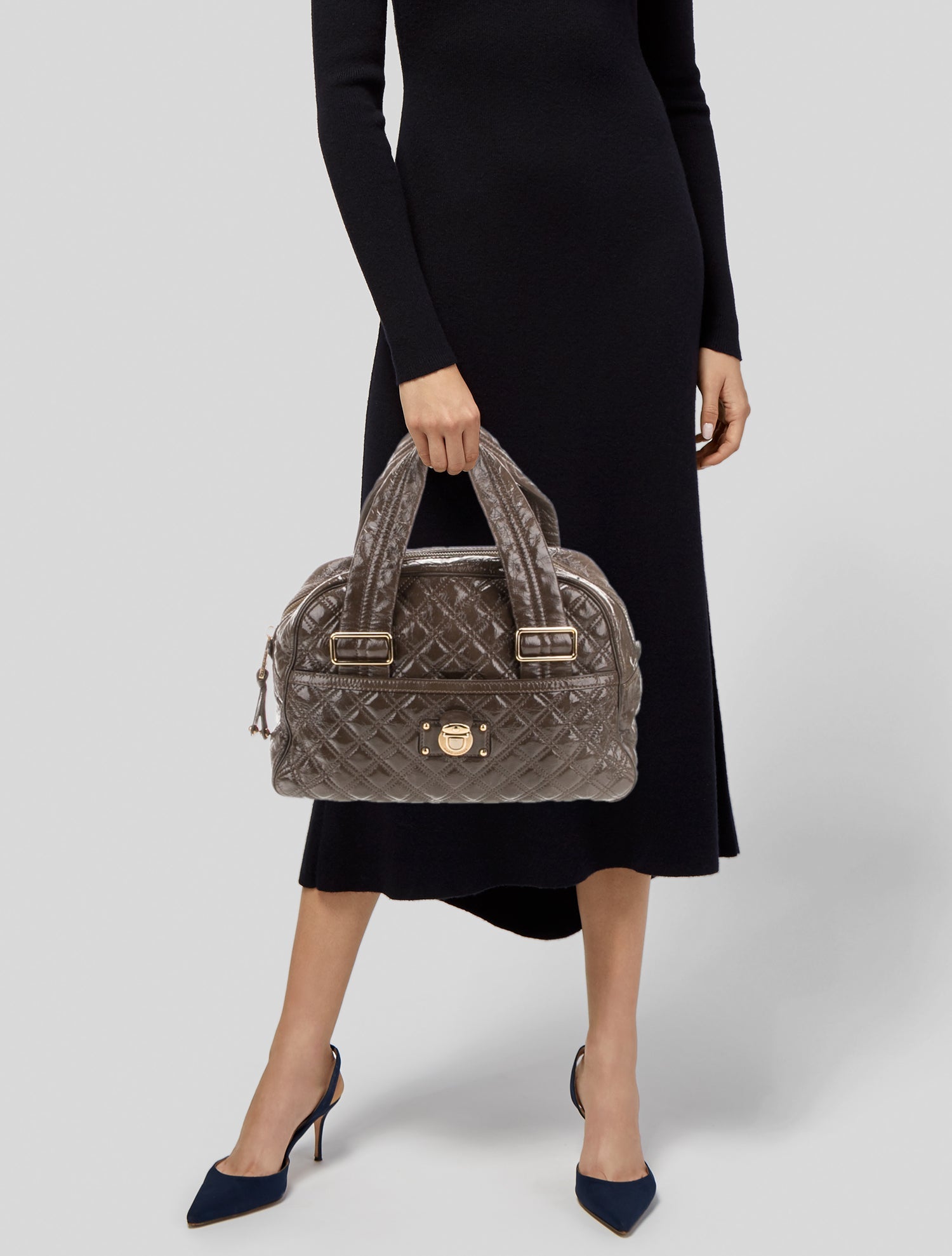 Marc Jacobs Patent Leather Top Handle Bag