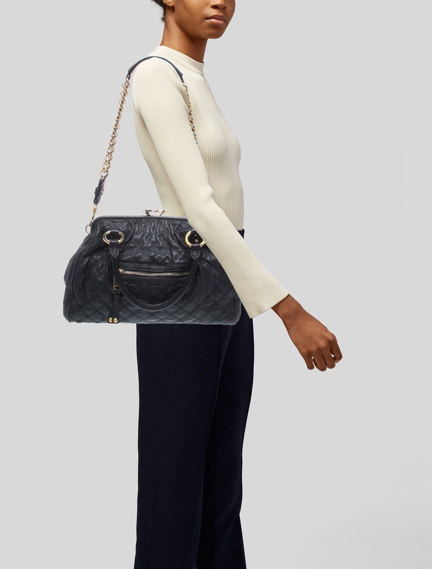 Marc Jacobs Quilted Top Handle Bag