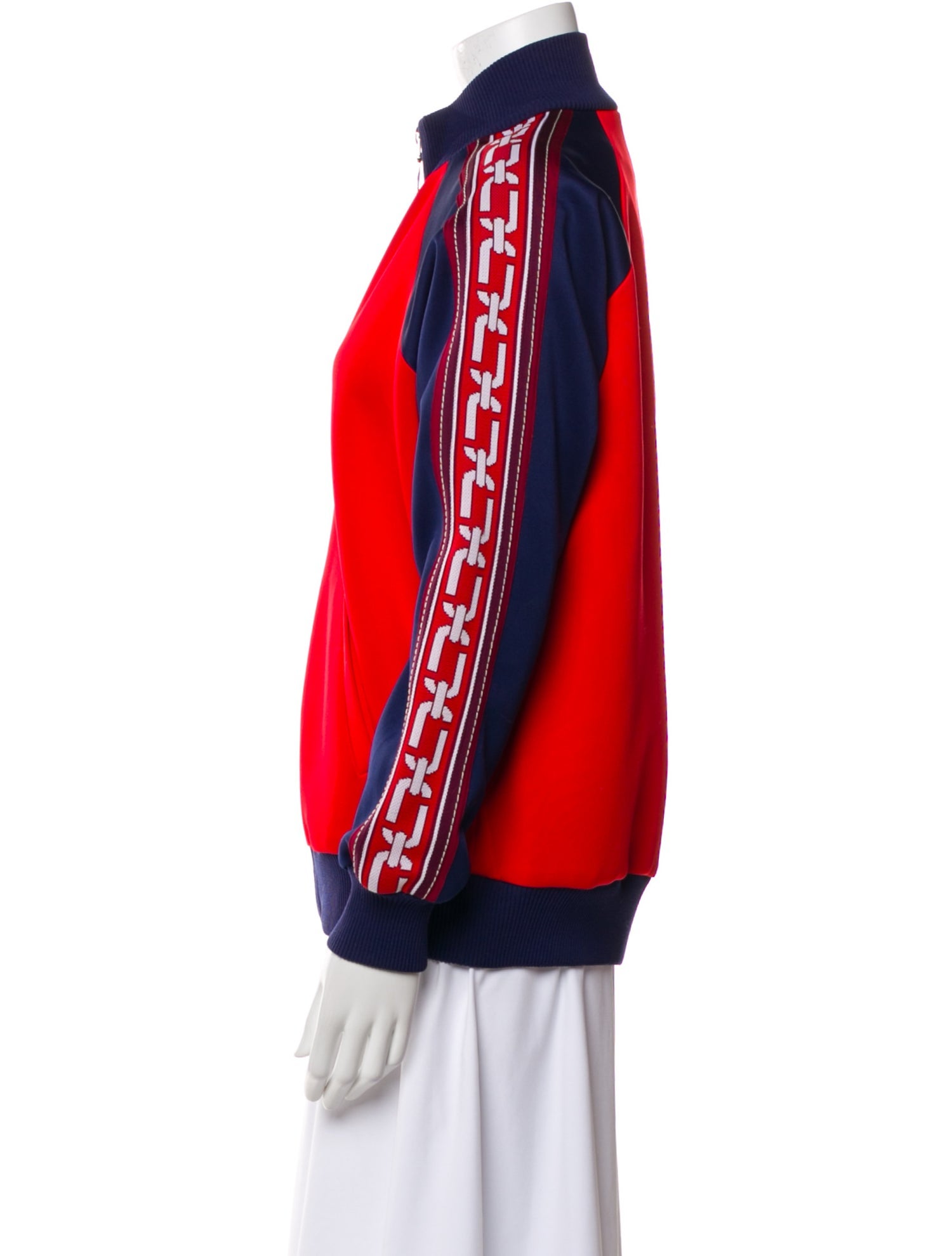 Marc Jacobs Colorblock Pattern Bomber Jacket