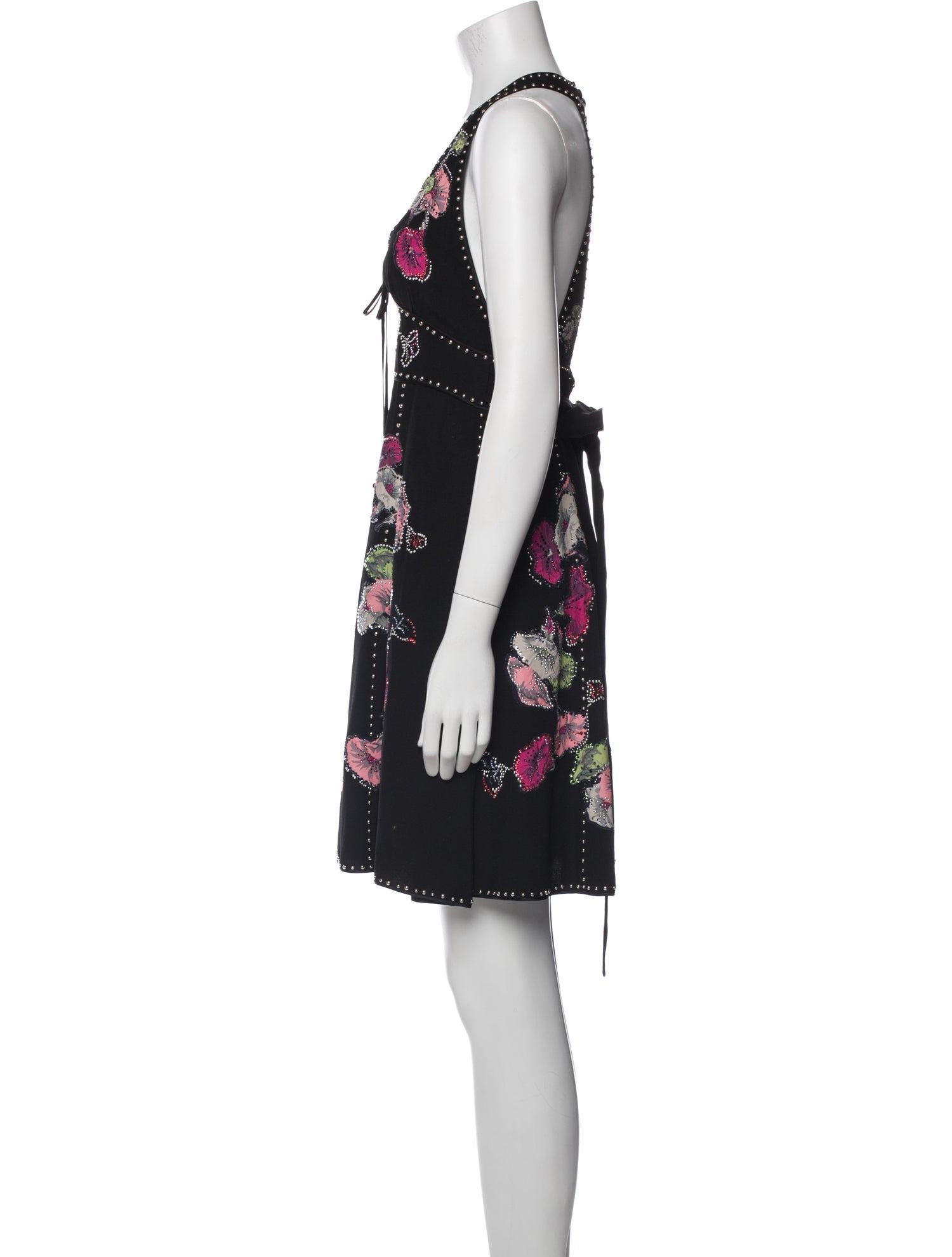 Marc Jacobs Floral Print Mini Dress