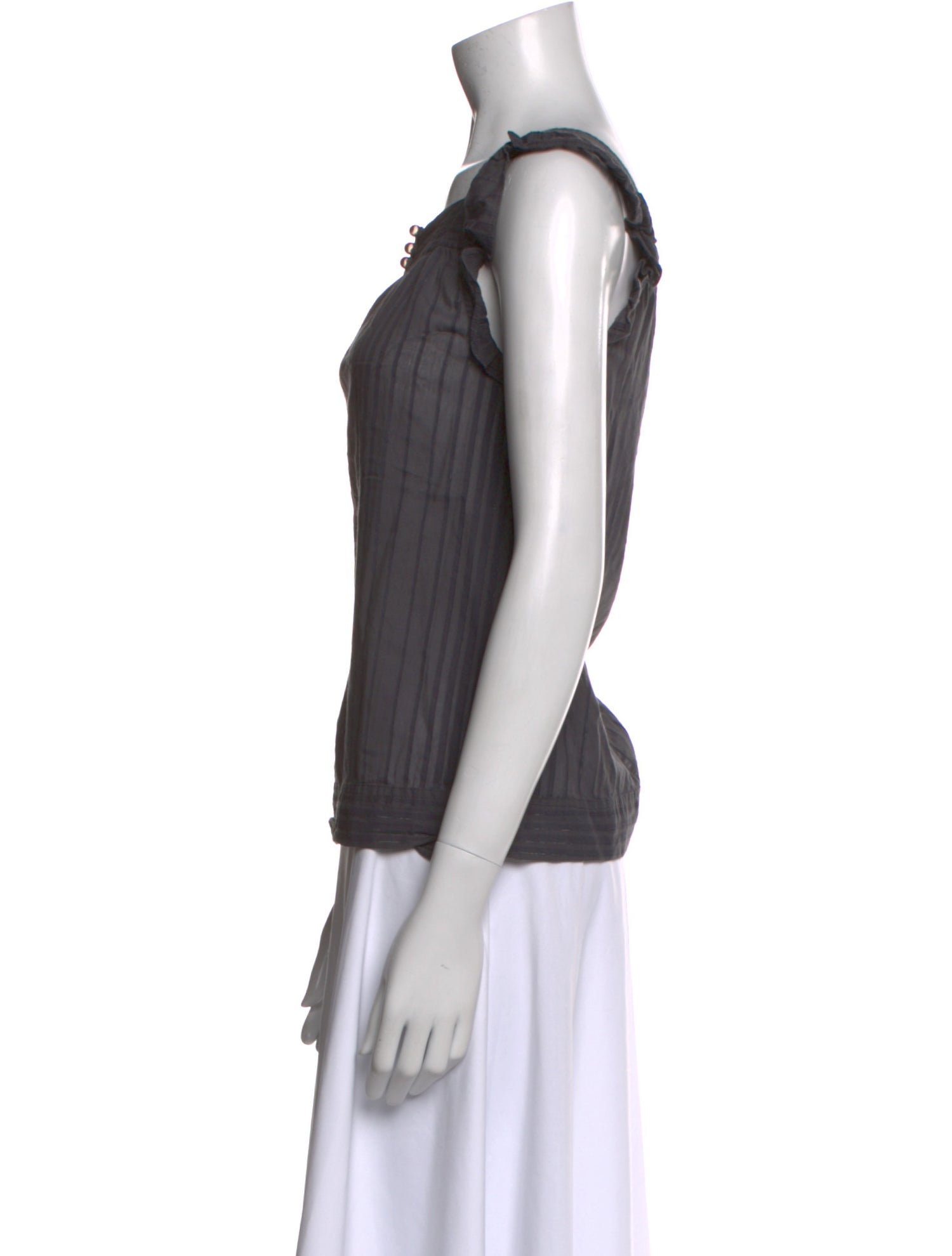Marc Jacobs Square Neckline Sleeveless Blouse