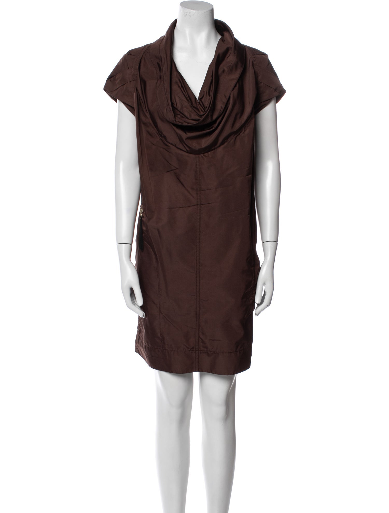 Marc Jacobs Cowl Neck Knee-Length Dress