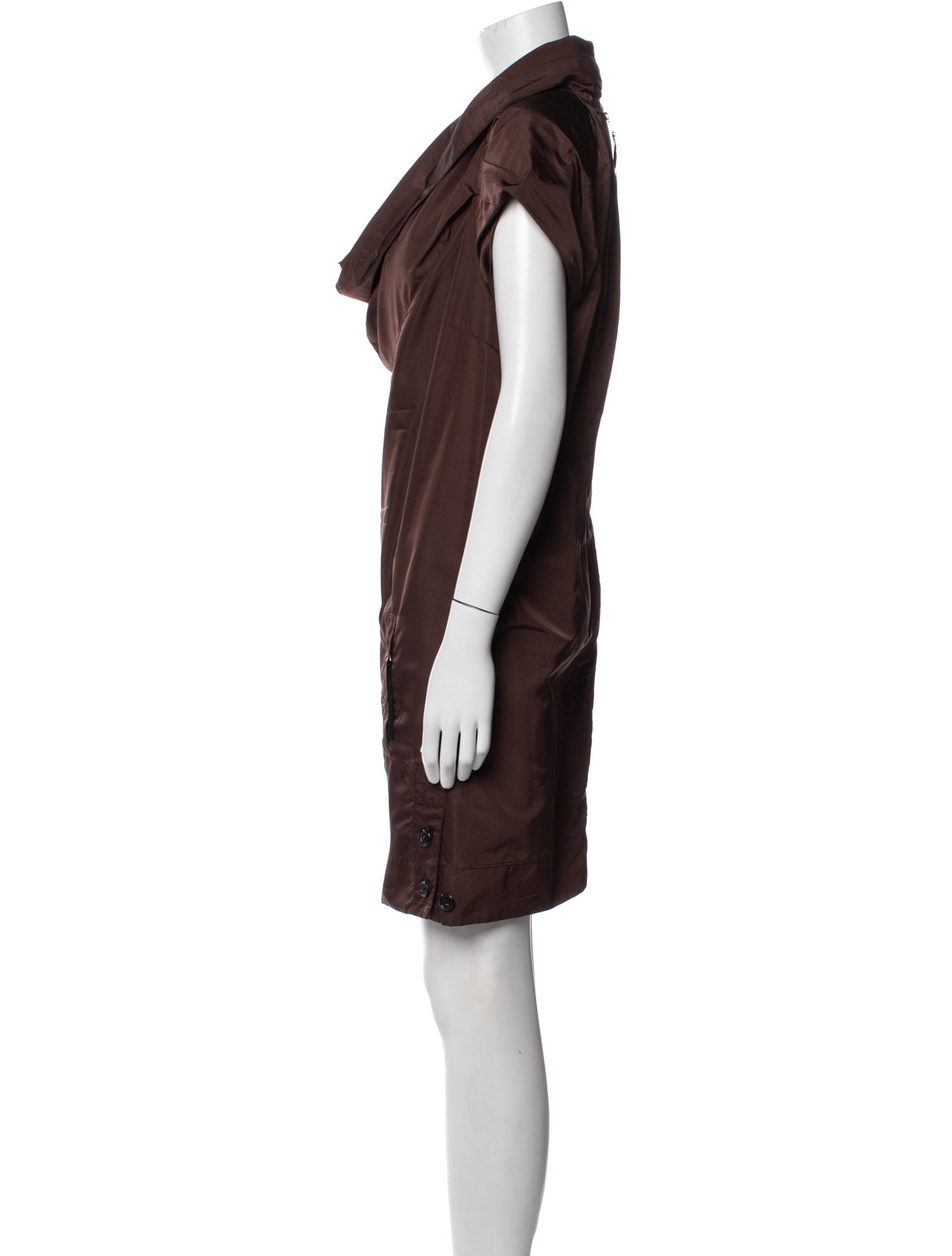 Marc Jacobs Cowl Neck Knee-Length Dress