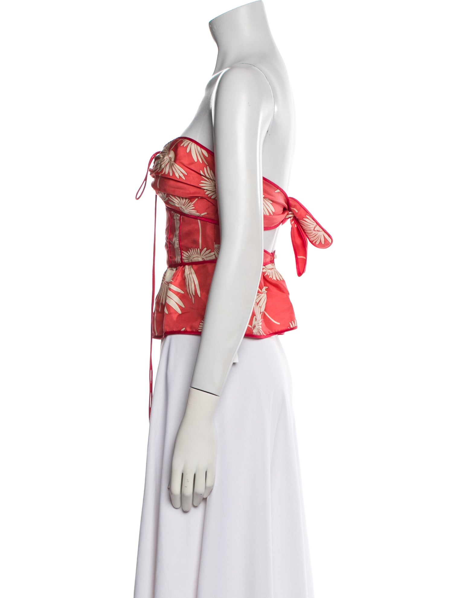 Marc Jacobs Silk Floral Print Crop Top w/ Tags