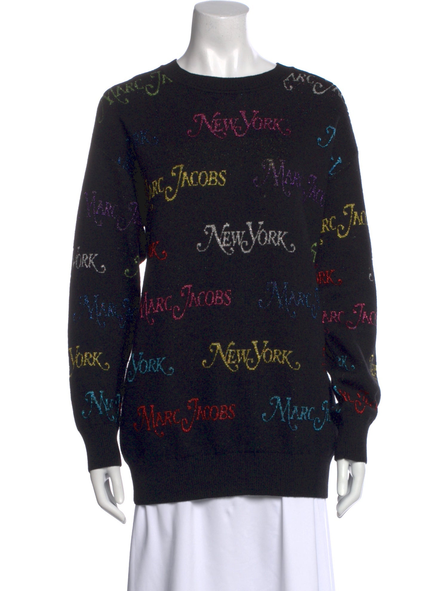 Marc Jacobs Merino Wool Printed Sweater