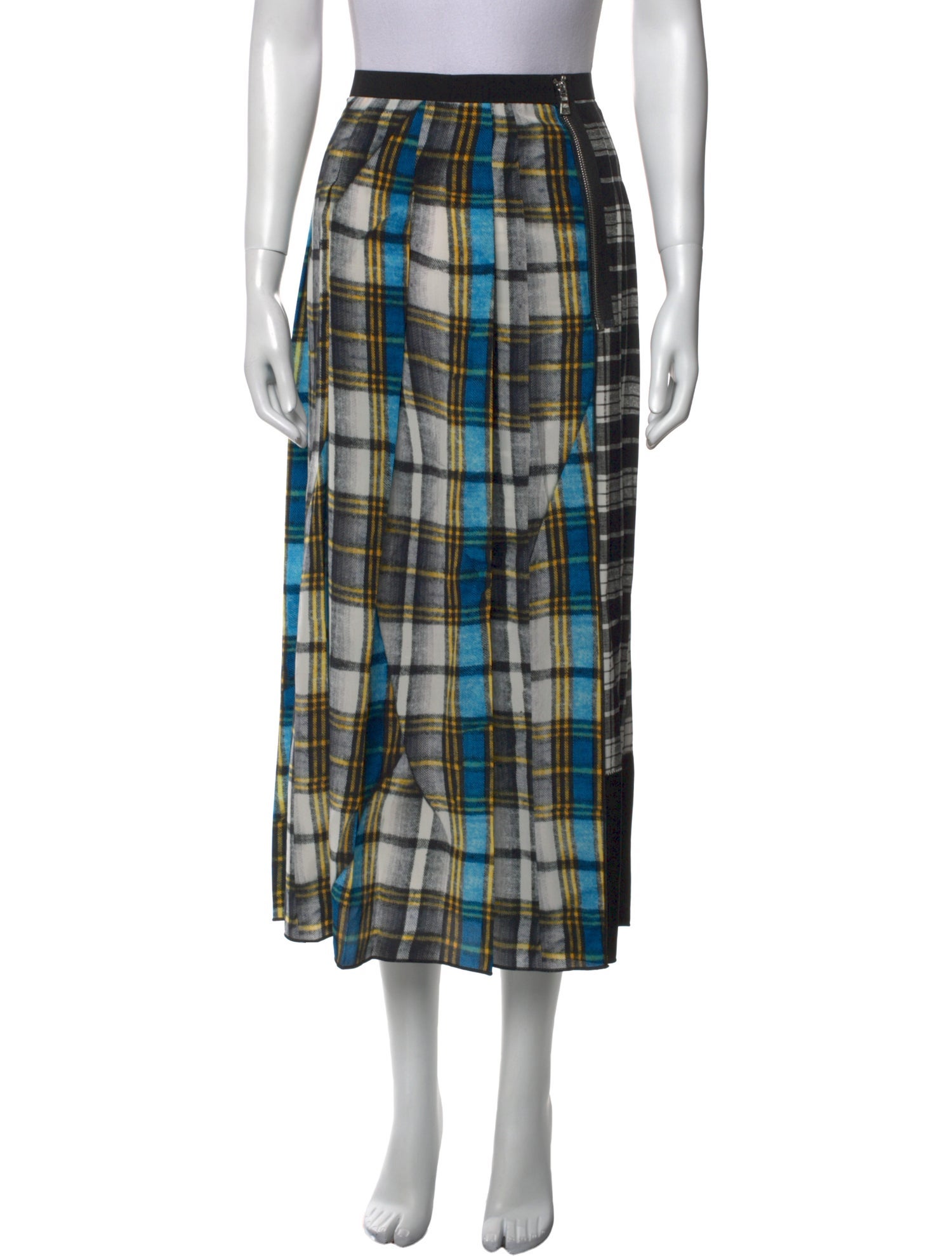 Marc Jacobs Silk Midi Length Skirt