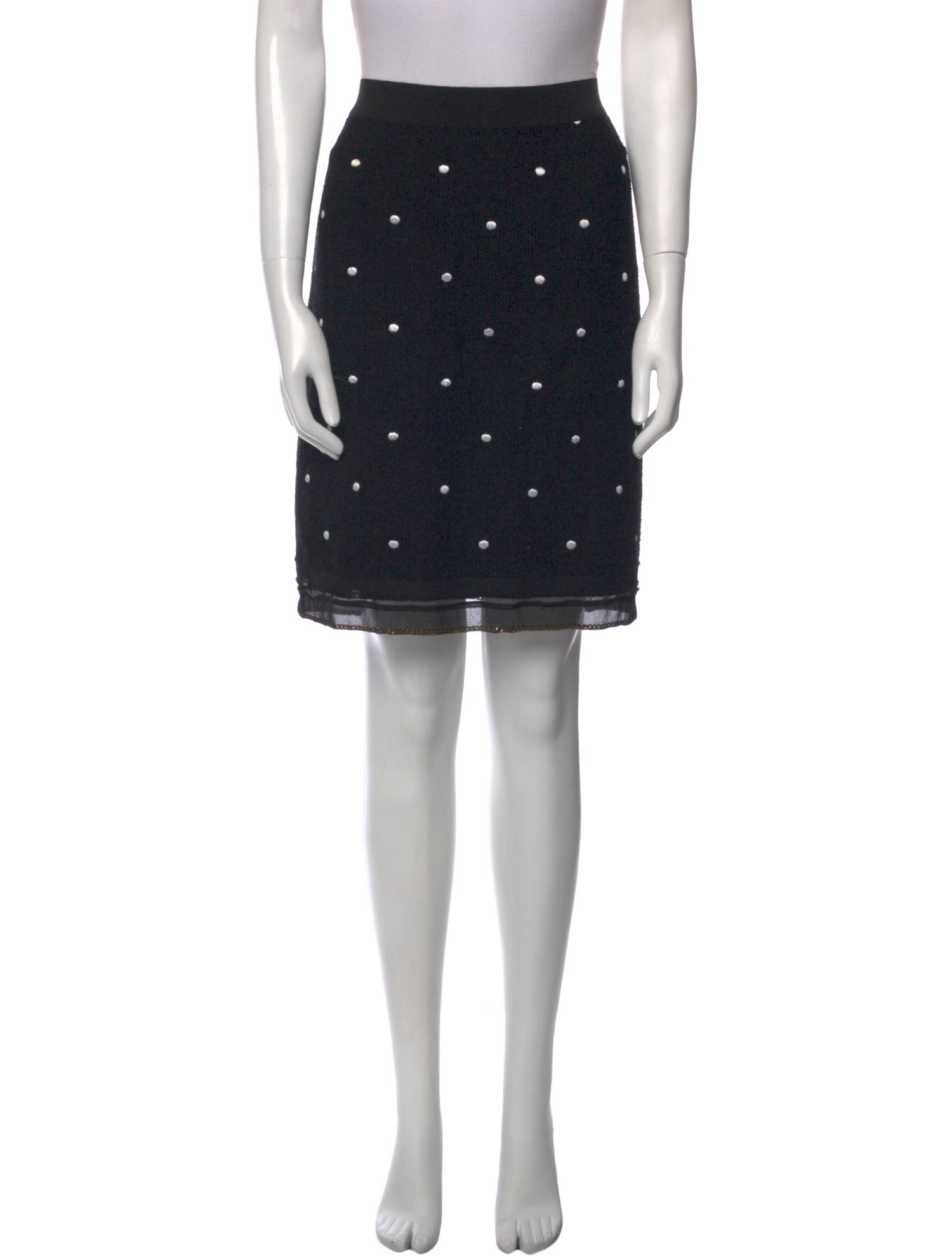 Marc Jacobs Polka Dot Print Knee-Length Skirt