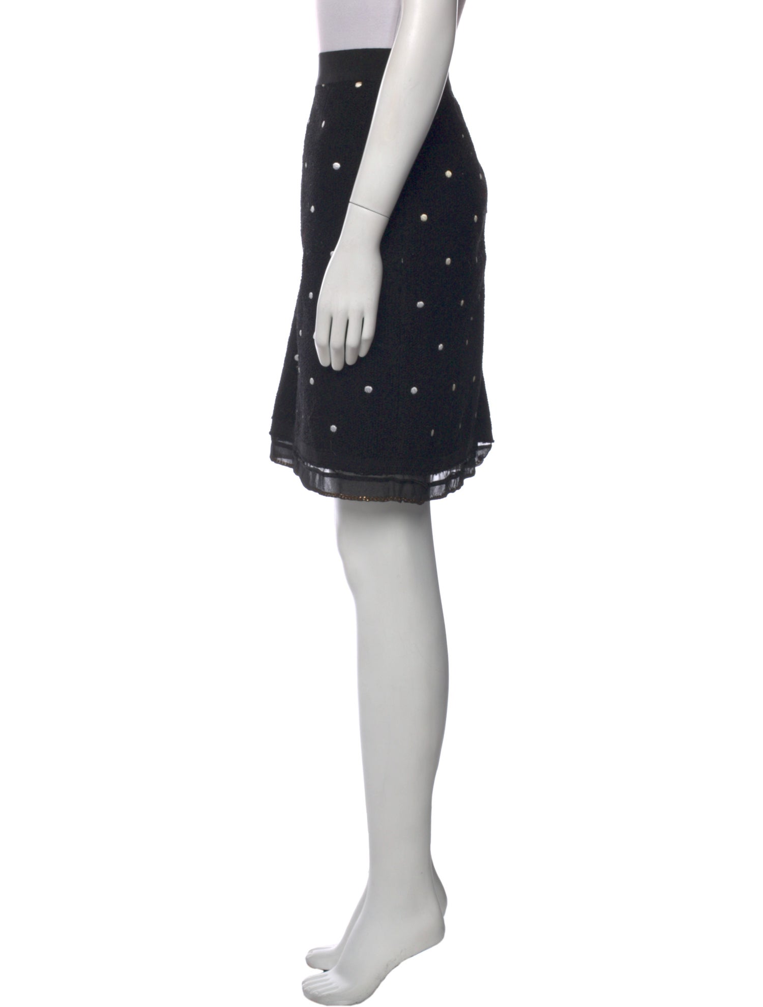 Marc Jacobs Polka Dot Print Knee-Length Skirt