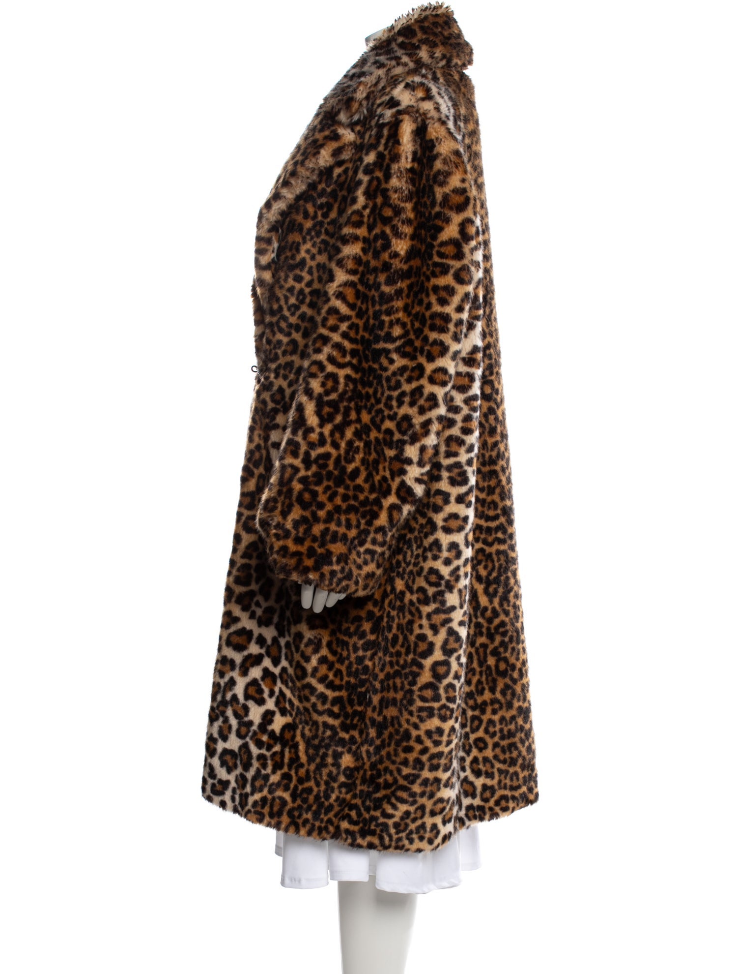 Marc Jacobs Animal Print Faux Fur Coat