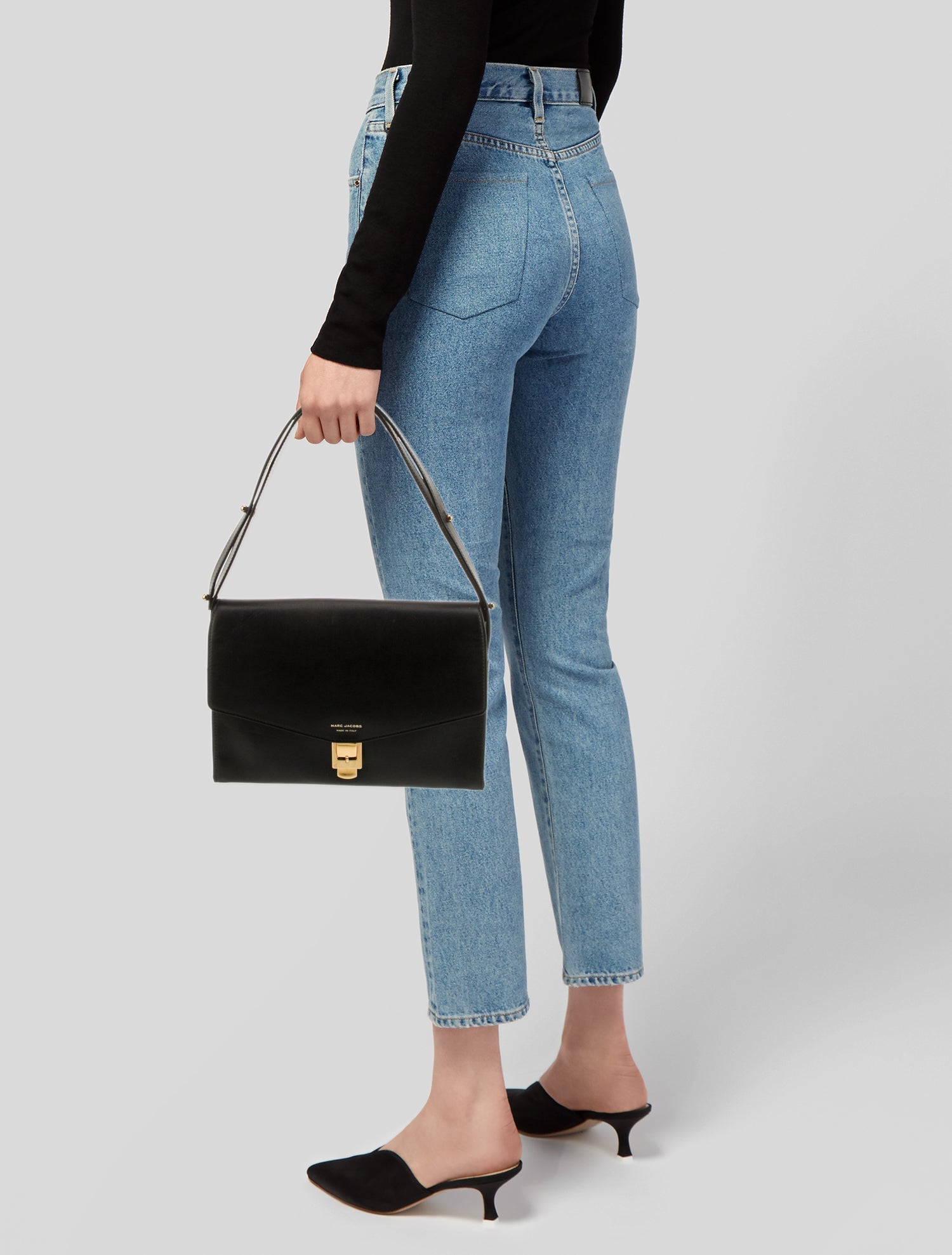 Marc Jacobs Leather Memo Runway Collection Shoulder Bag