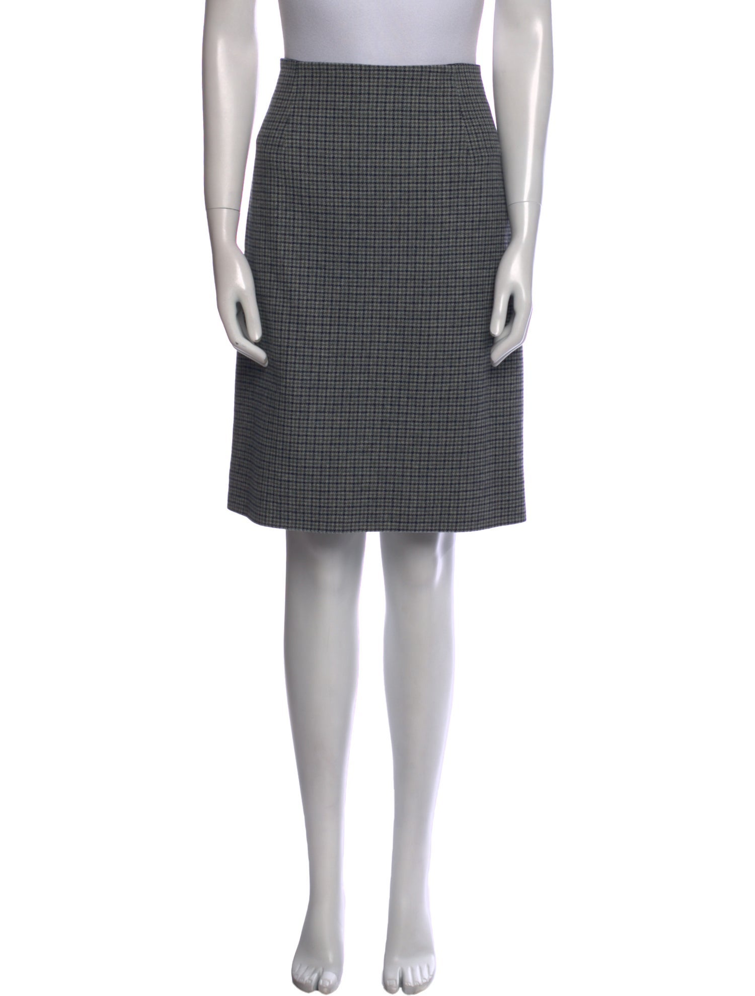 Marc Jacobs Plaid Print Knee-Length Skirt