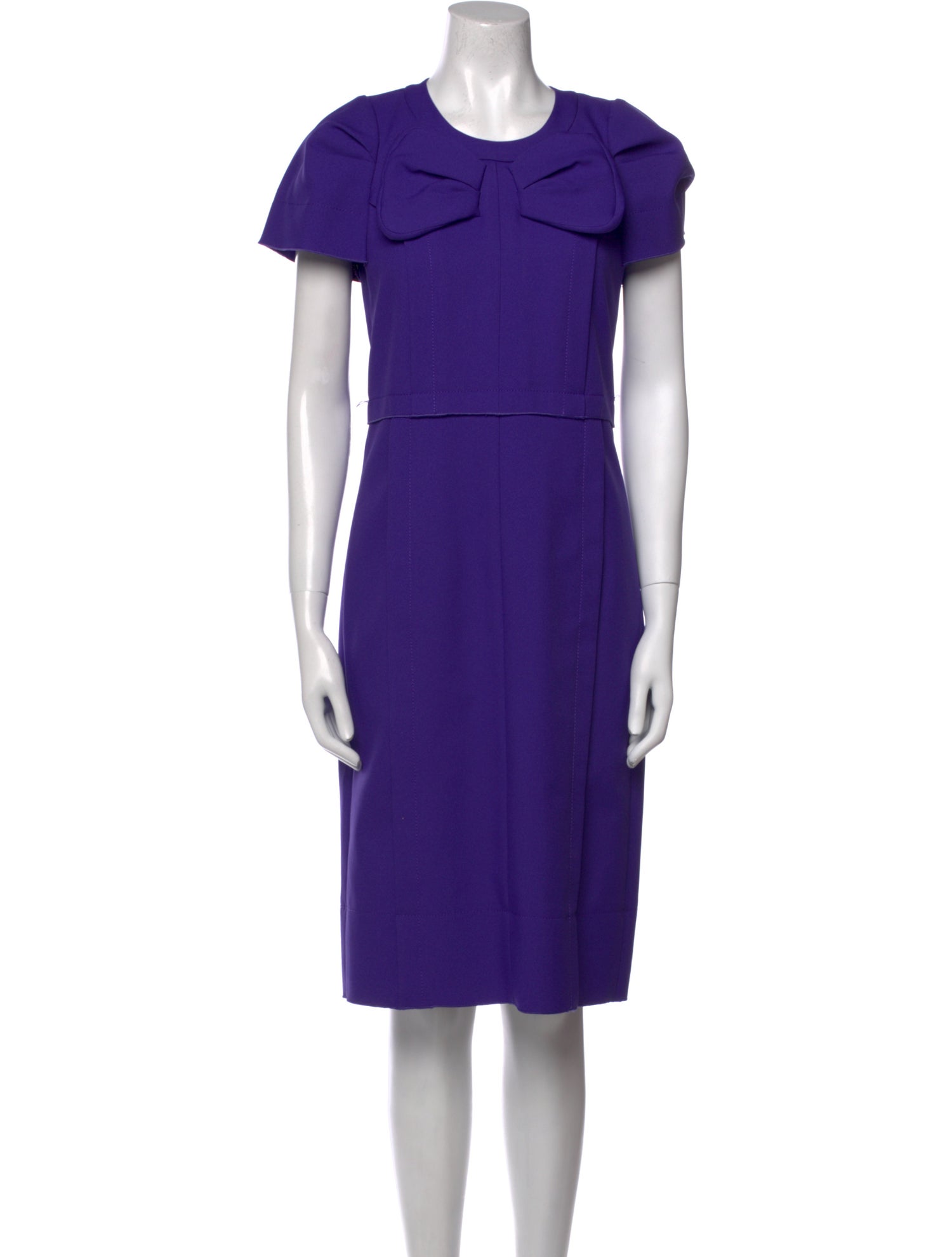 Marc Jacobs Crew Neck Midi Length Dress