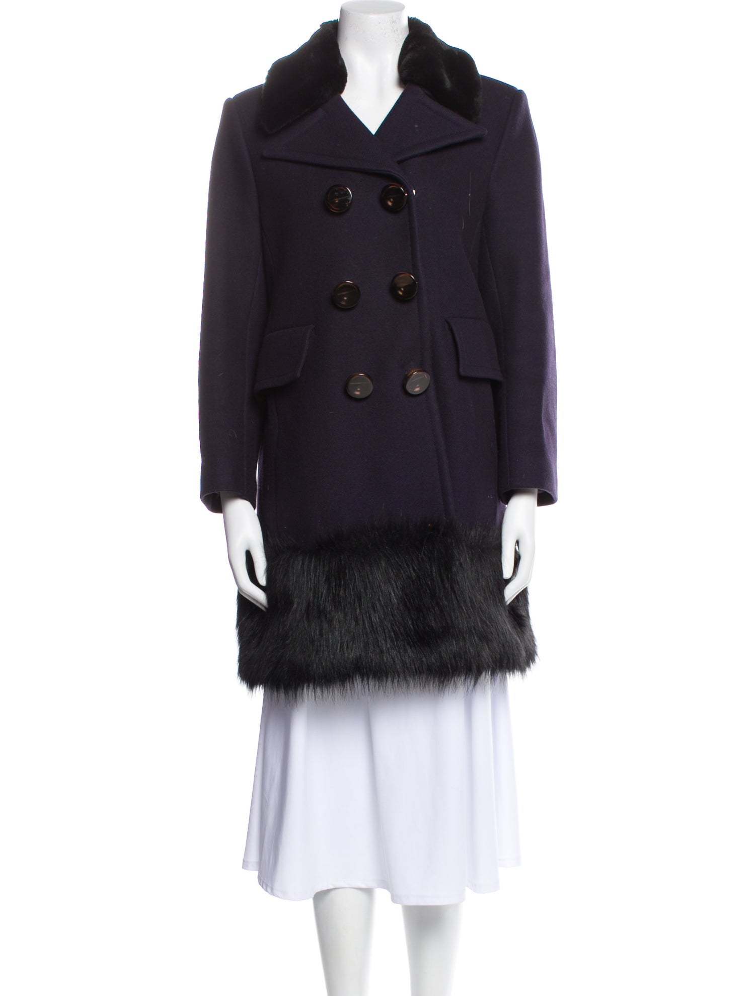 Marc Jacobs Virgin Wool Peacoat