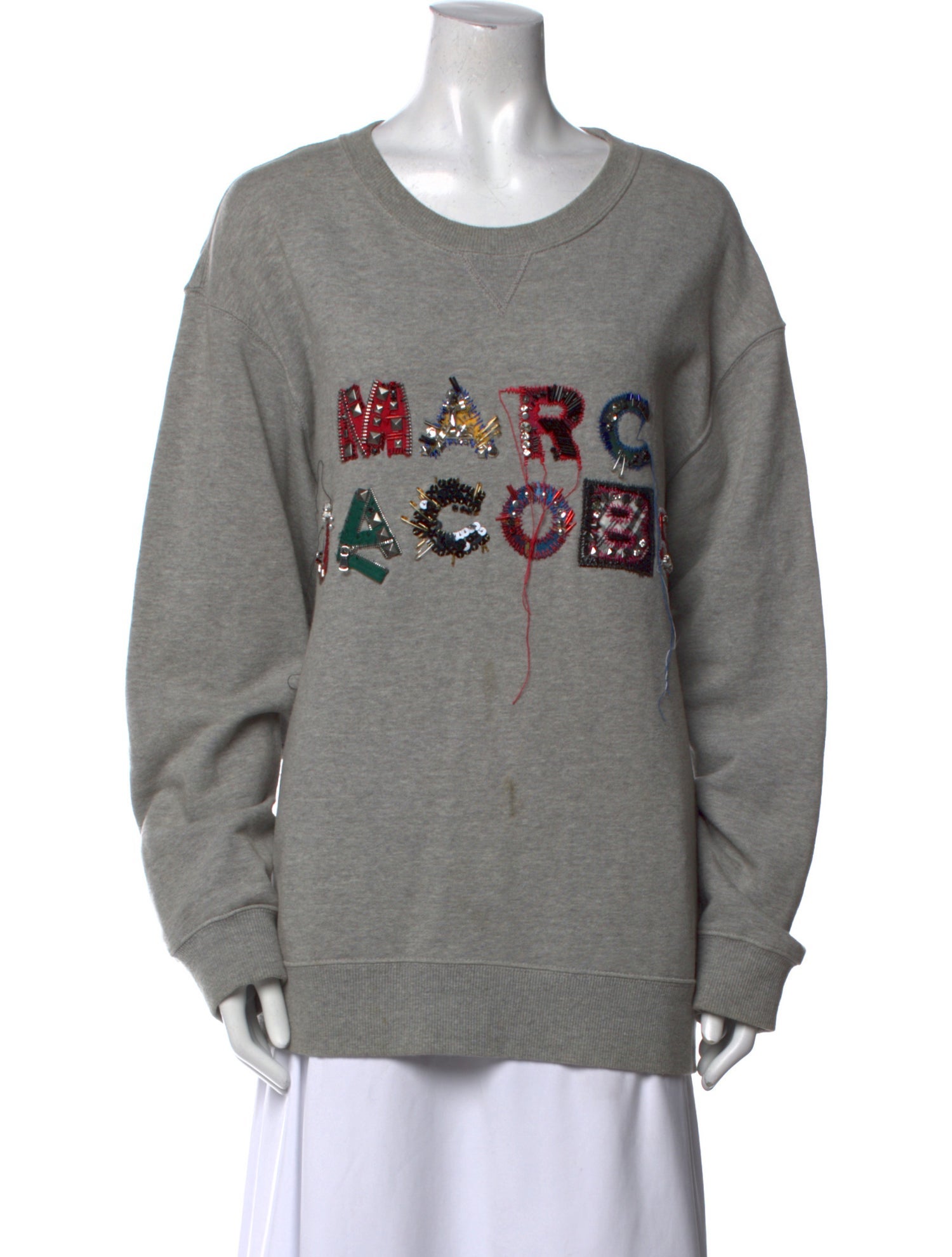 Marc Jacobs Graphic Print Scoop Neck Sweatshirt