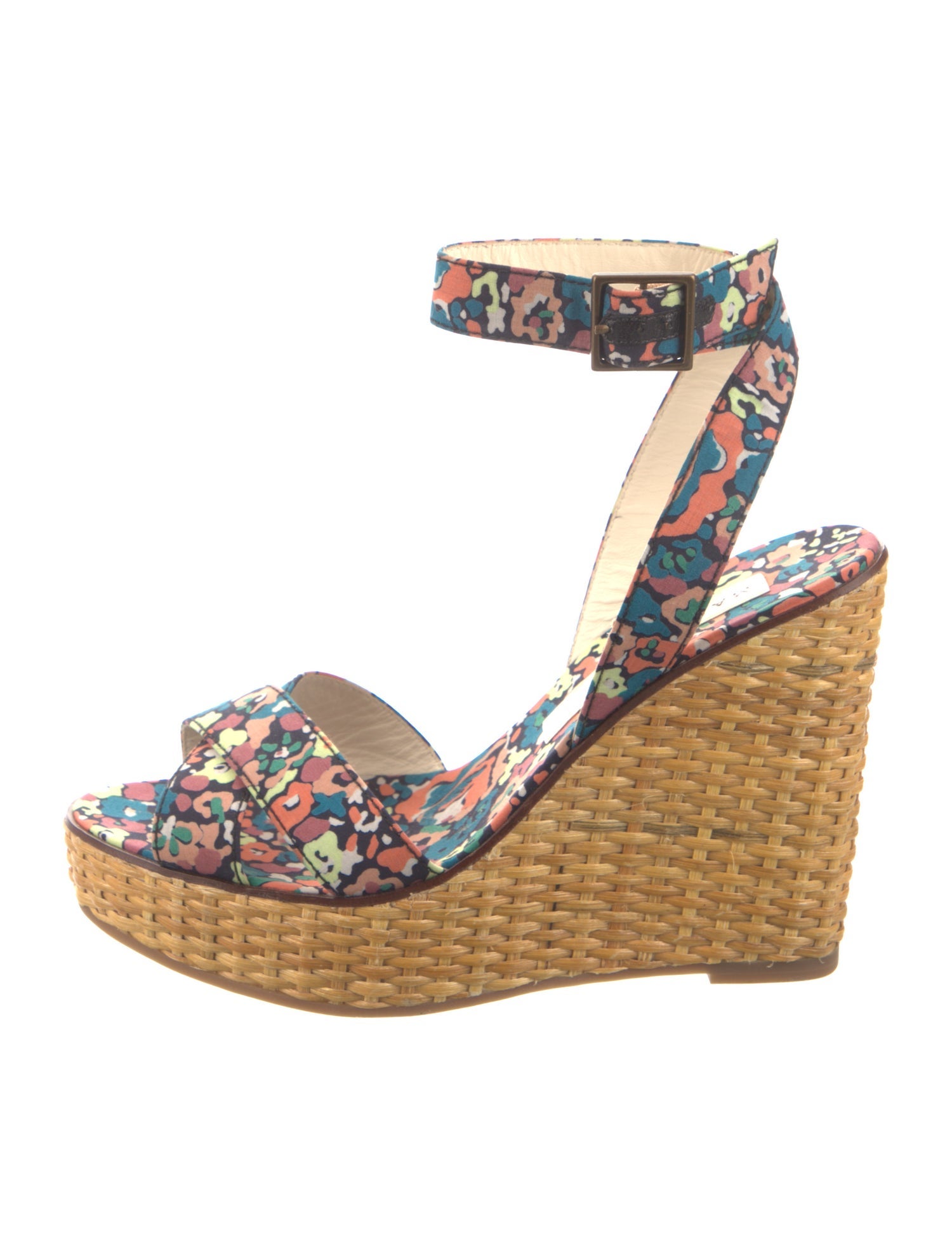 Marc Jacobs Straw Printed Espadrilles