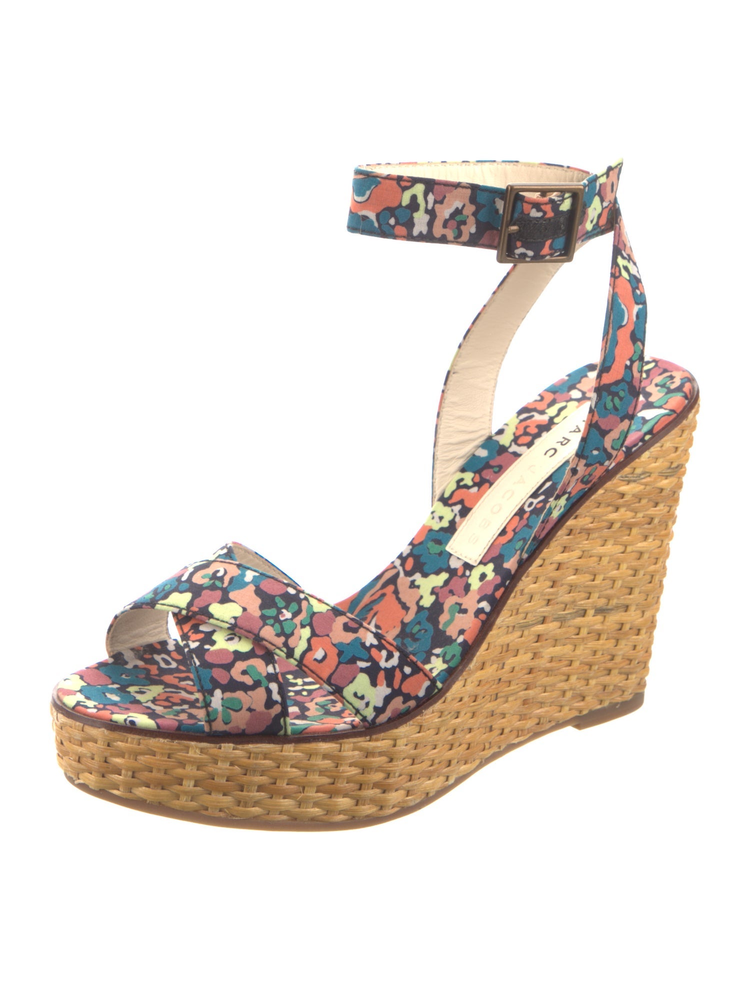Marc Jacobs Straw Printed Espadrilles