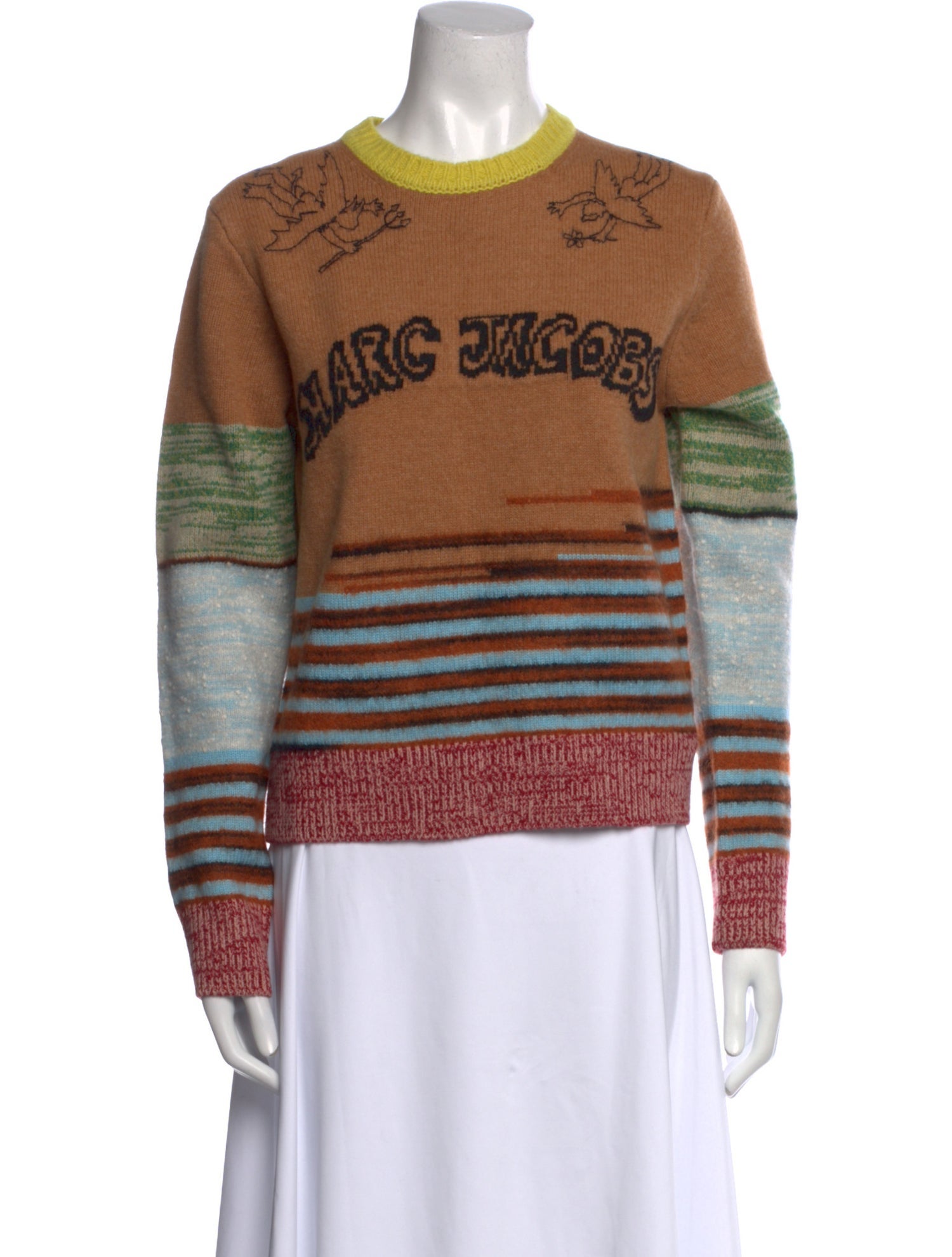 Marc Jacobs Wool Printed Sweater w/ Tags