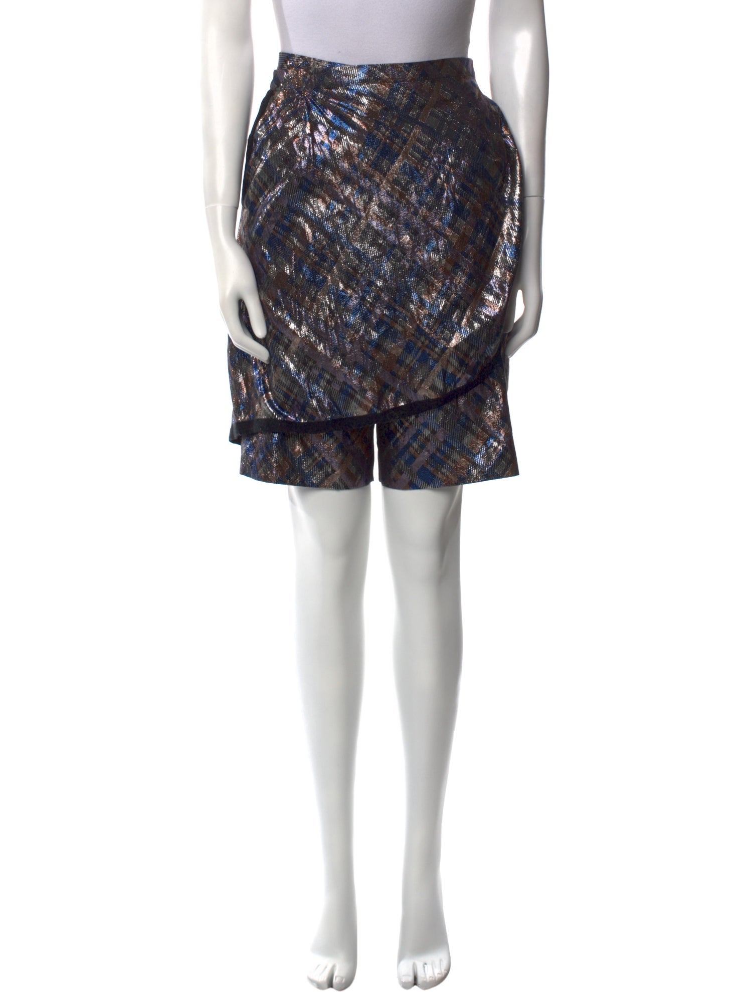 Marc Jacobs Plaid Print Knee-Length Shorts