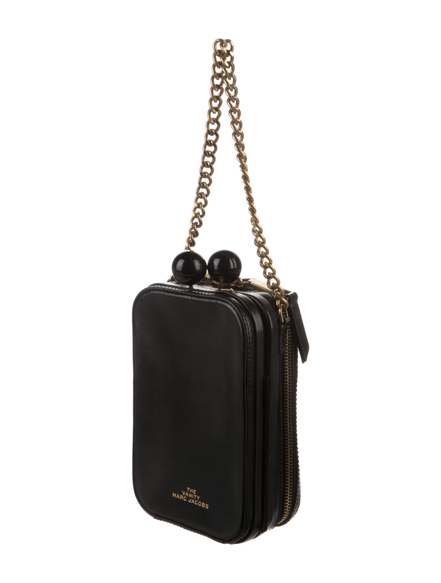 Marc Jacobs Leather Cosmetic Bag