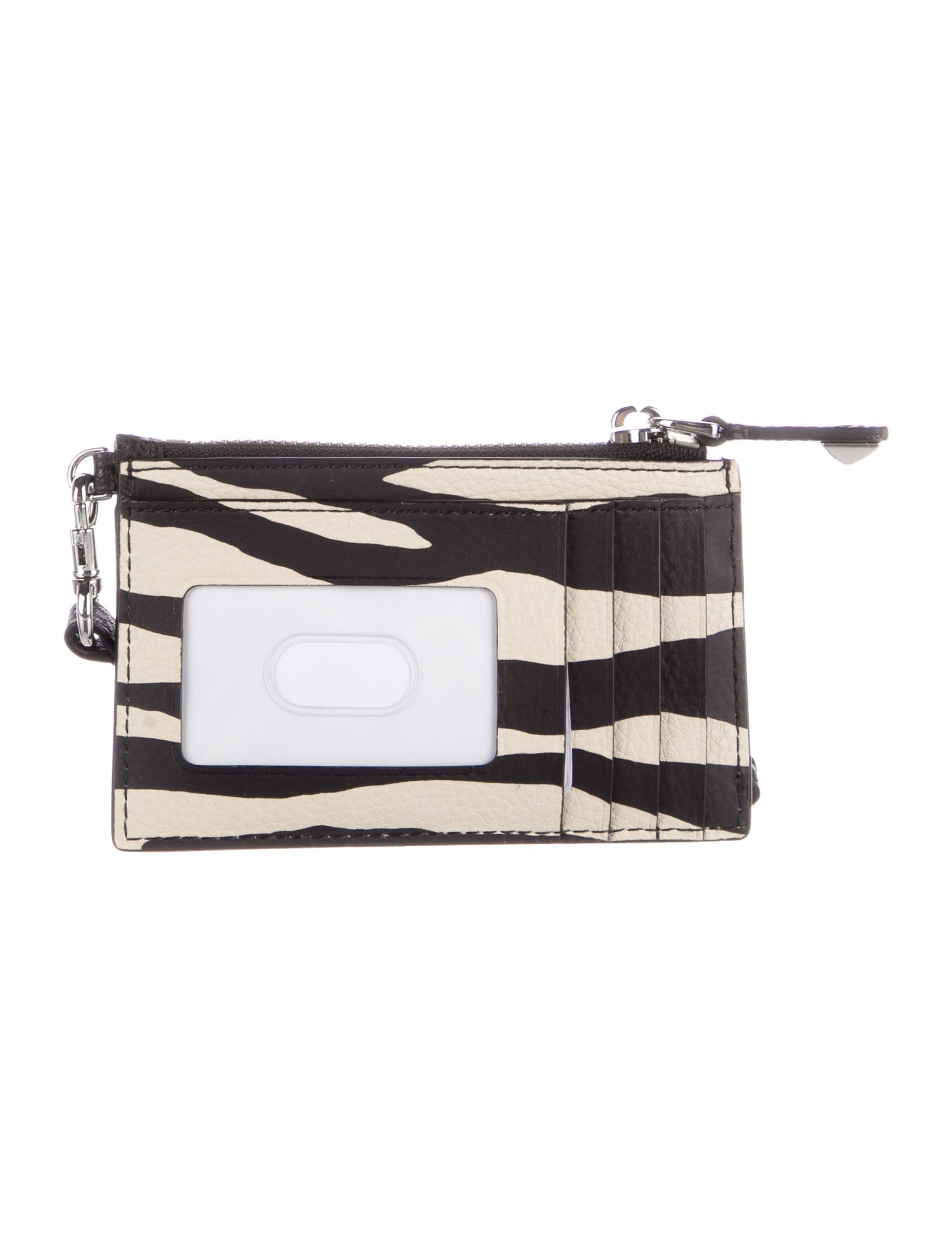 Marc Jacobs Leather Animal Print Wristlet