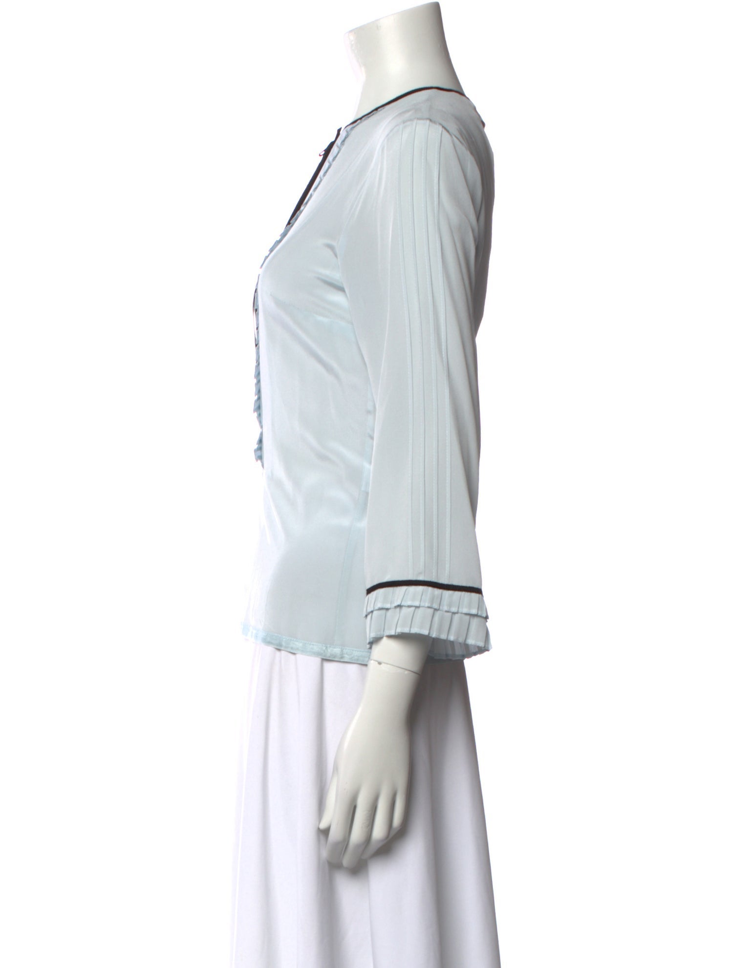 Marc Jacobs Silk Crew Neck Blouse