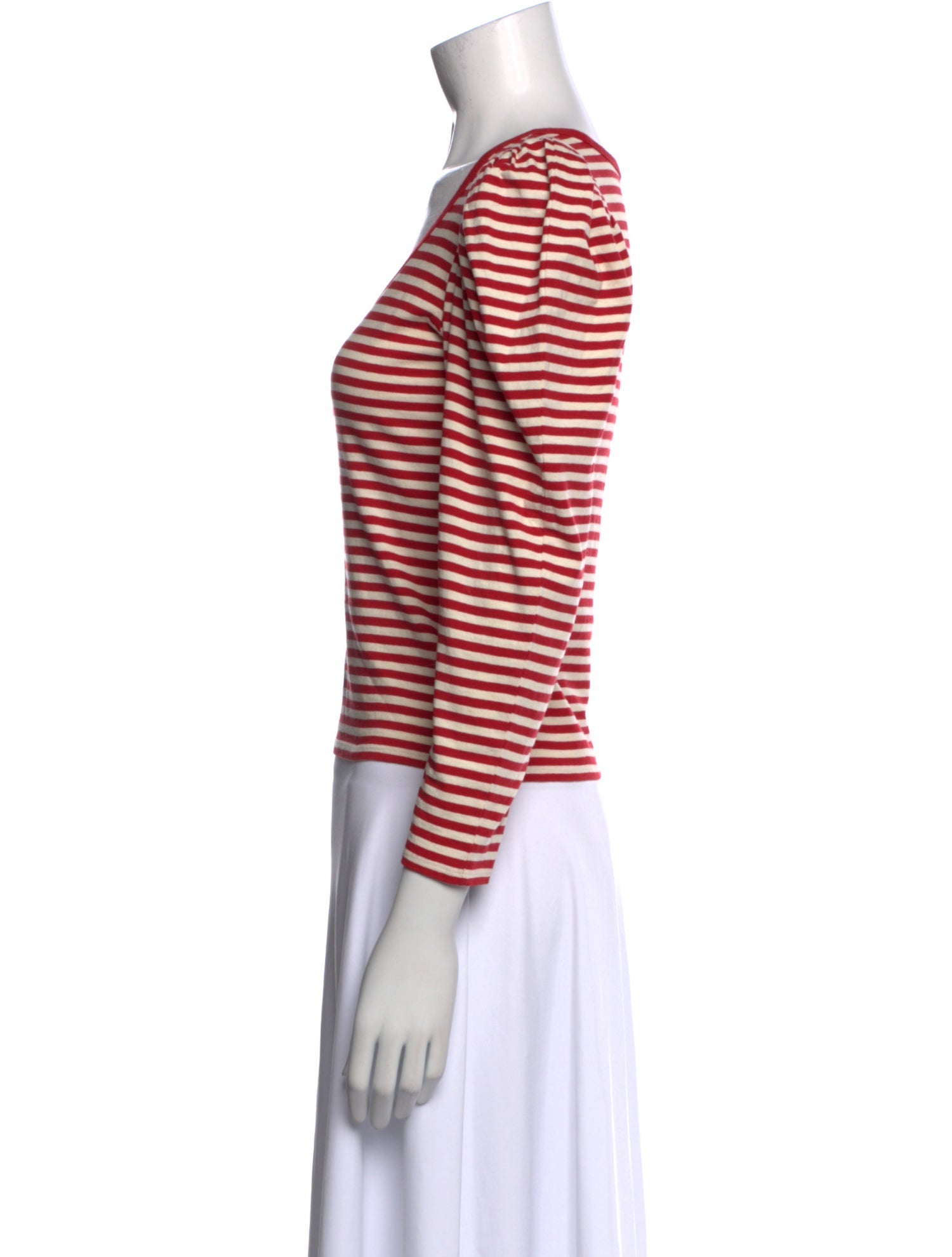 Marc Jacobs Striped Scoop Neck Top