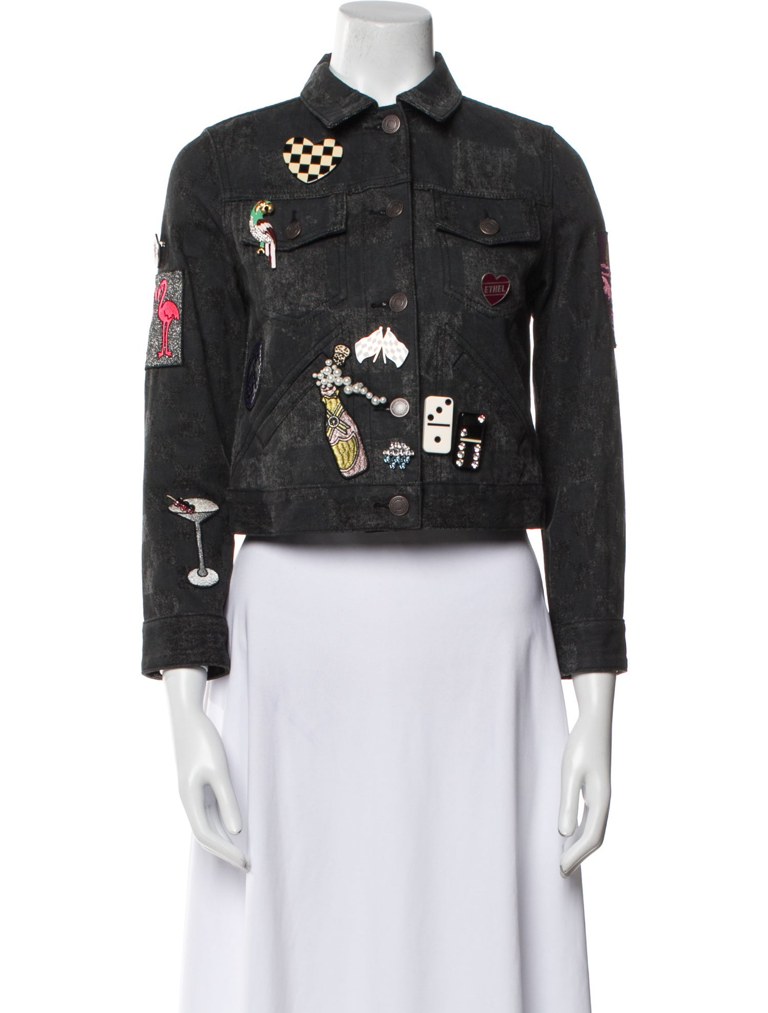 Marc Jacobs Printed Denim Jacket