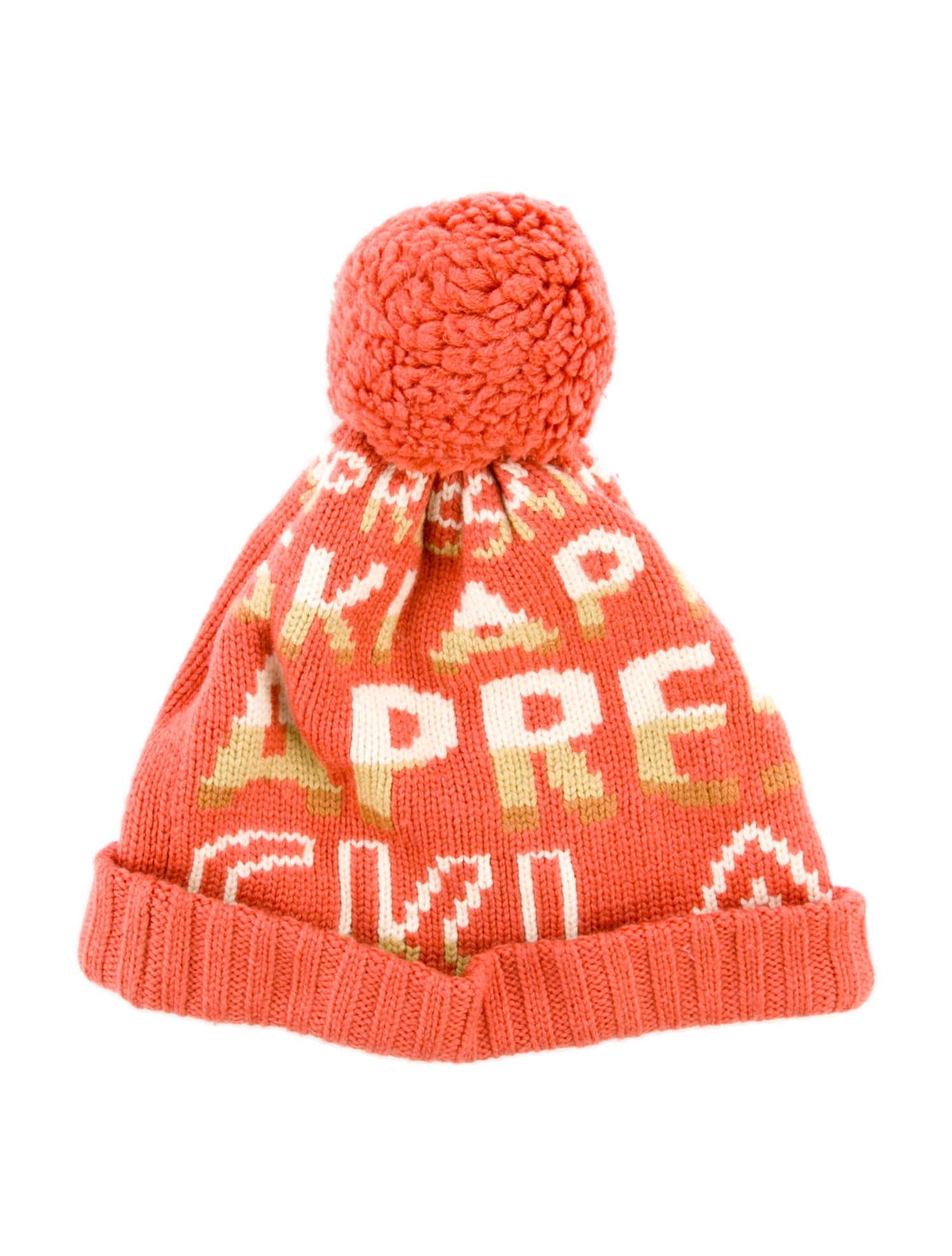 Marc Jacobs Pattern Print Knit Beanie