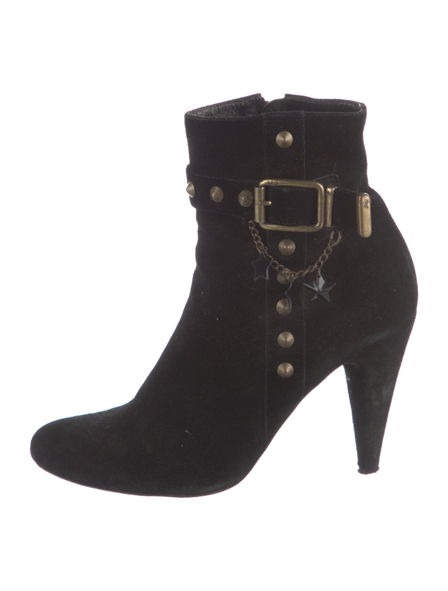 Marc by Marc Jacobs Suede Studded Accents Boots