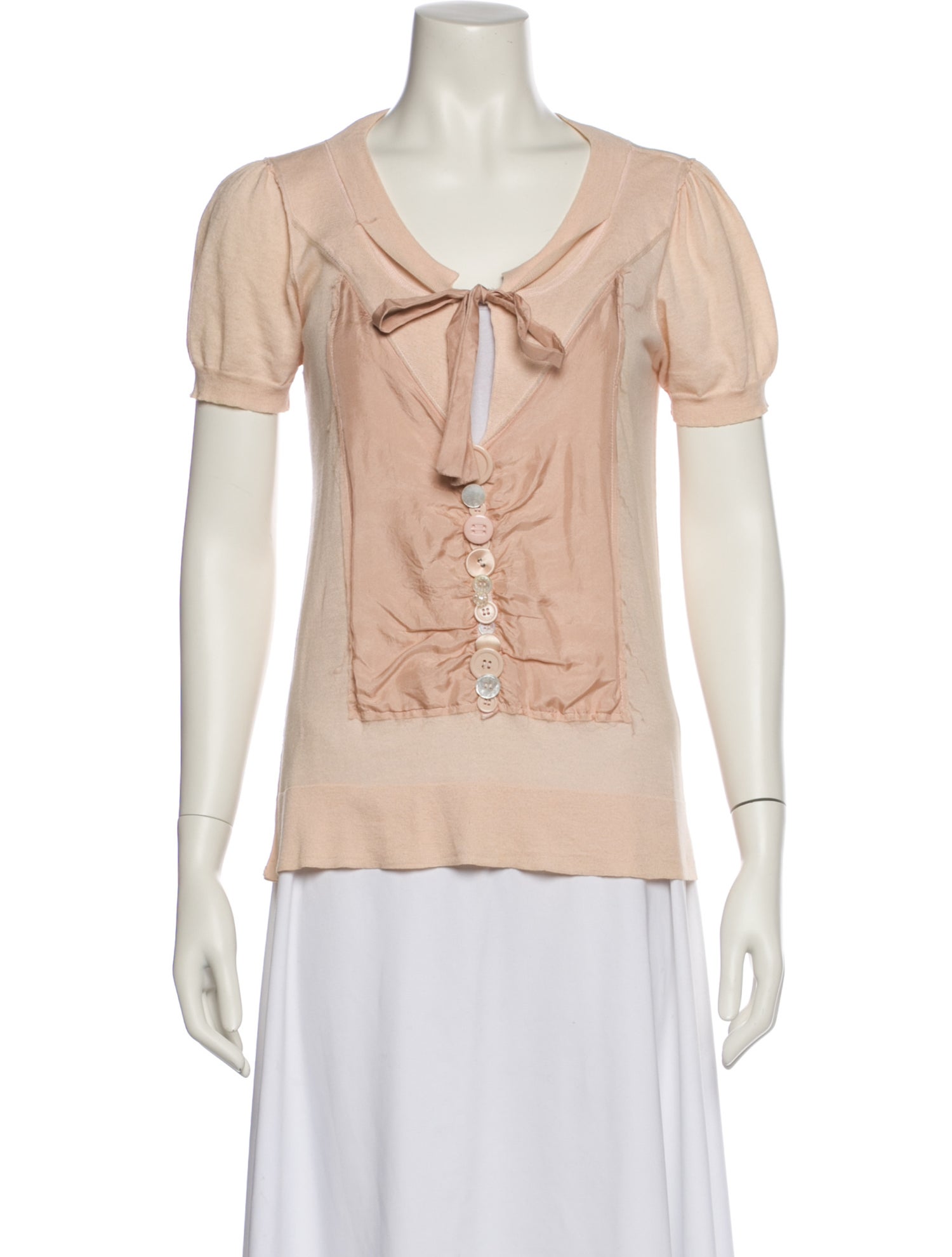 Marc Jacobs V-Neck Short Sleeve Top