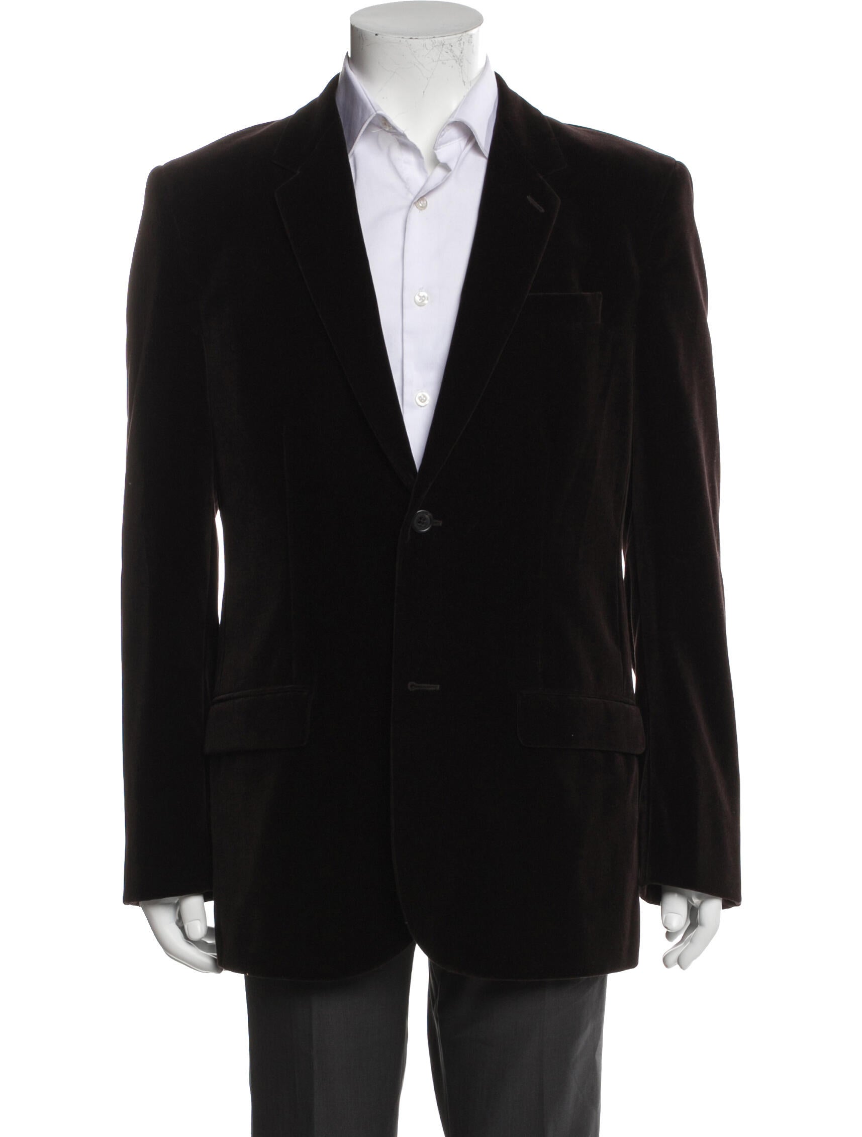 Marc Jacobs Solid Velvet Blazer