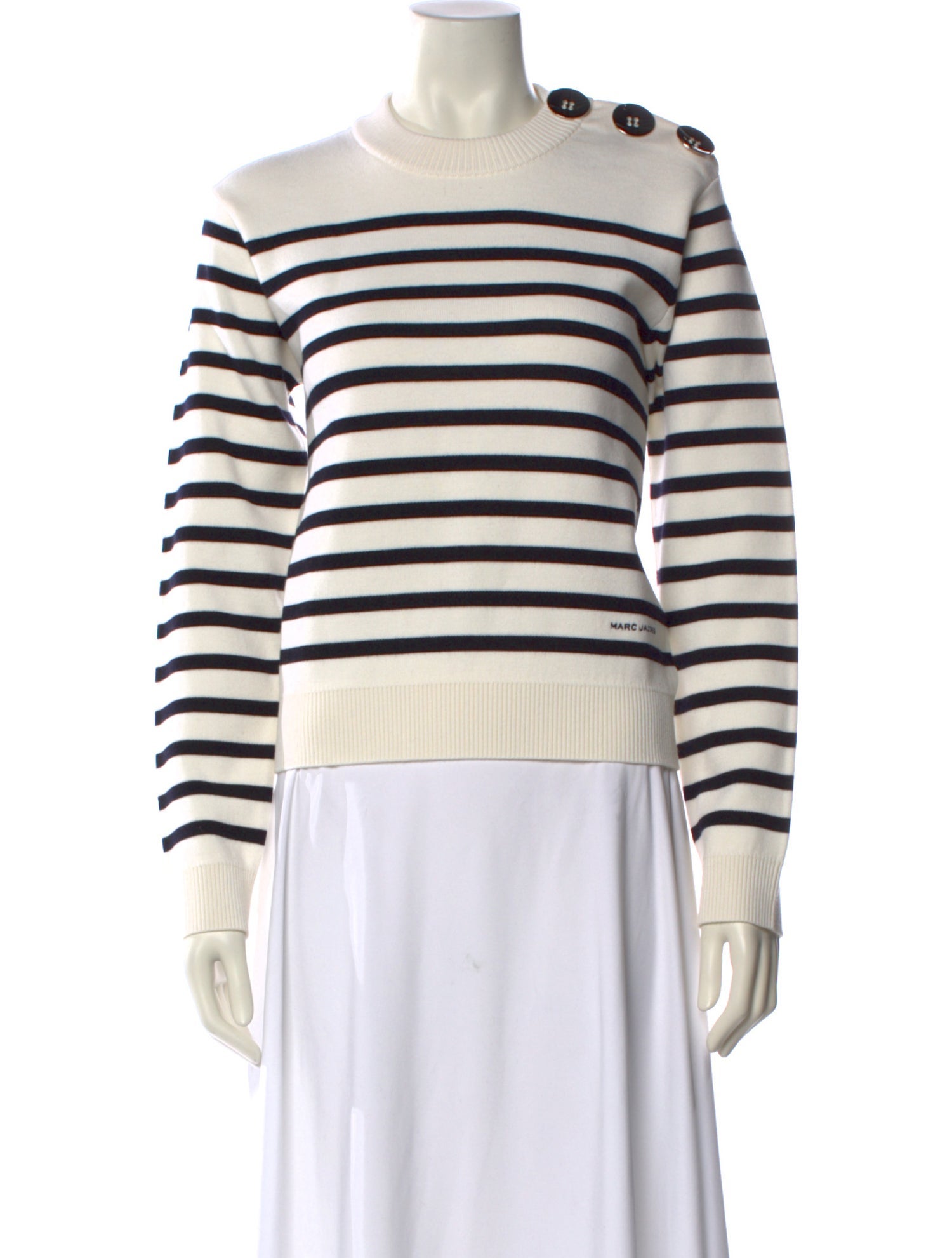 Marc Jacobs Merino Wool Striped Sweater w/ Tags