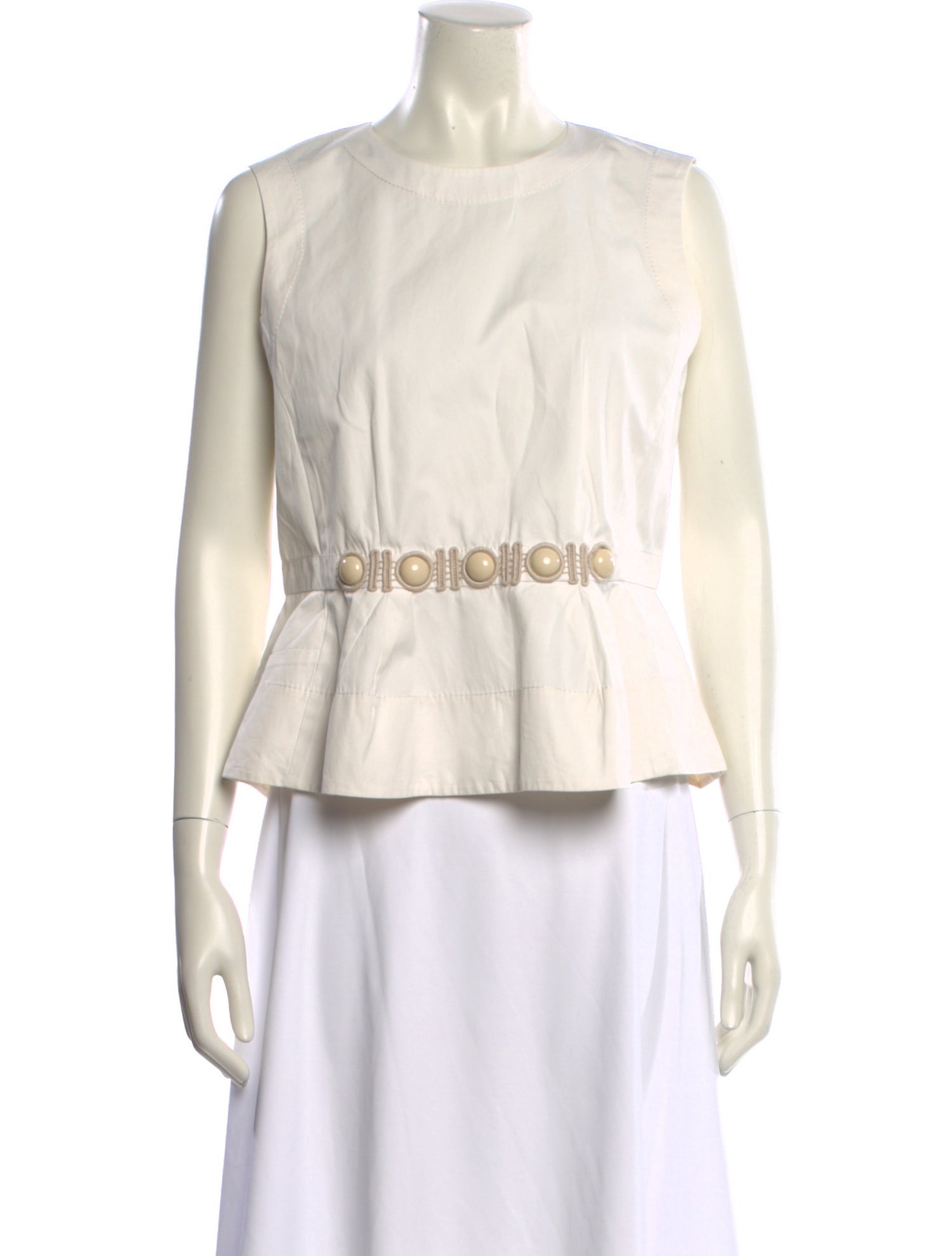 Marc Jacobs Silk Crew Neck Blouse