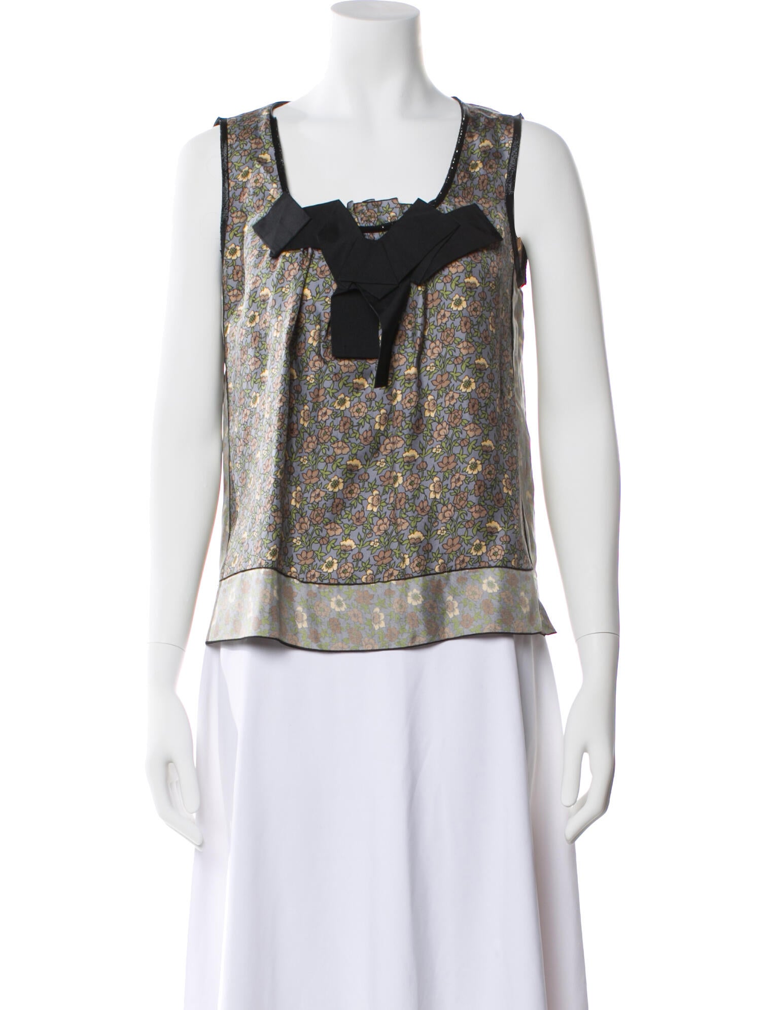 Marc Jacobs Silk Floral Print Top