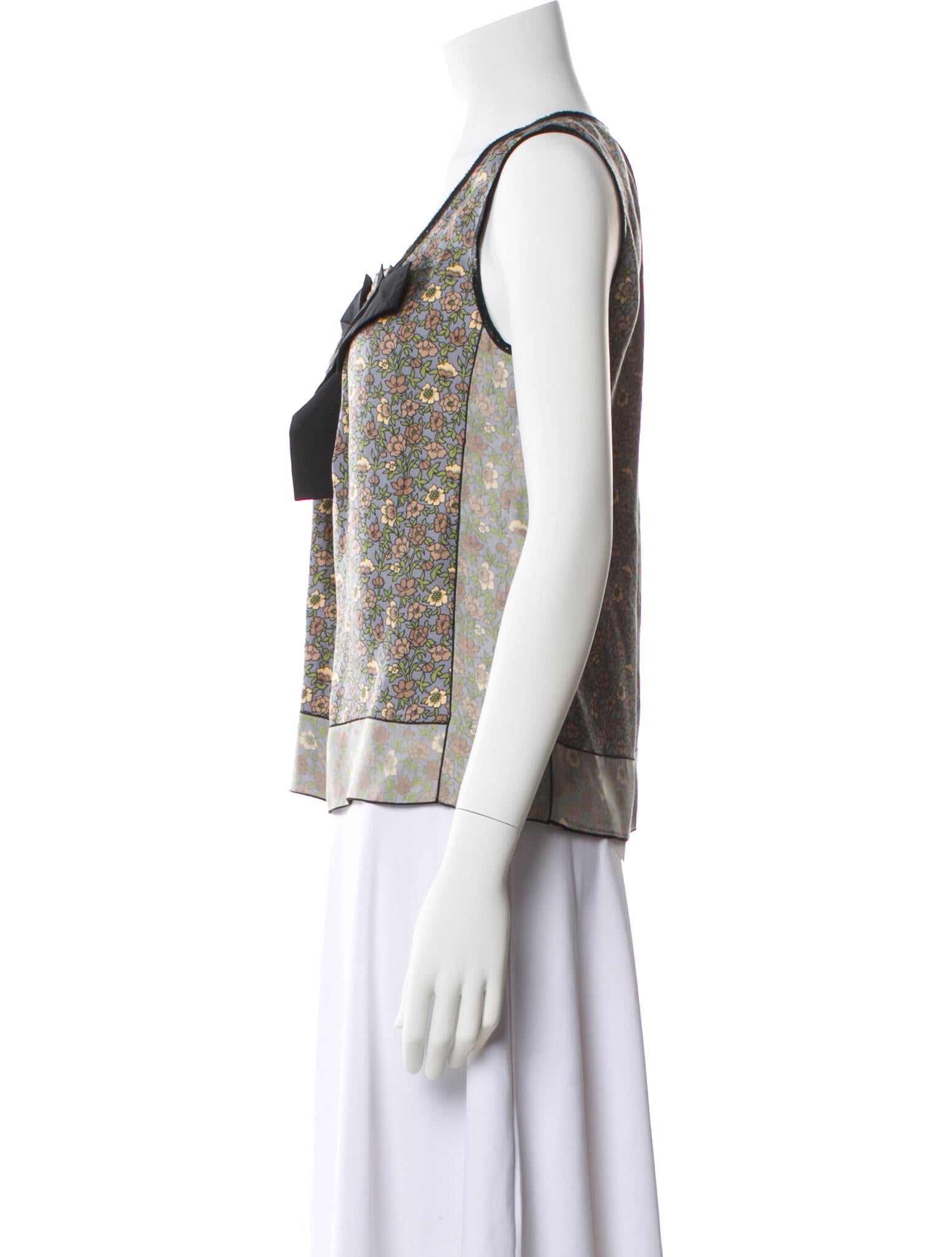 Marc Jacobs Silk Floral Print Top