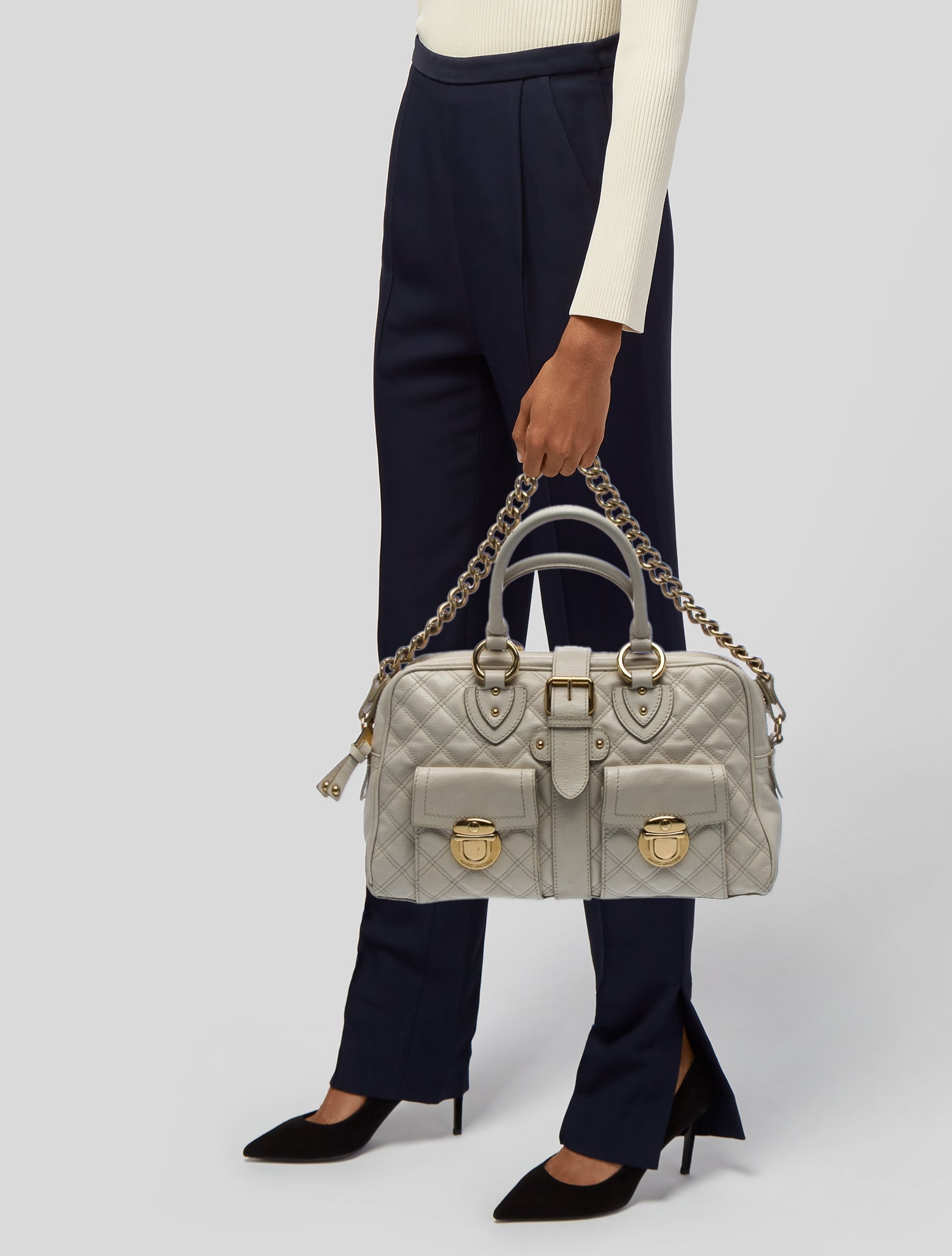 Marc Jacobs Quilted Top Handle Bag