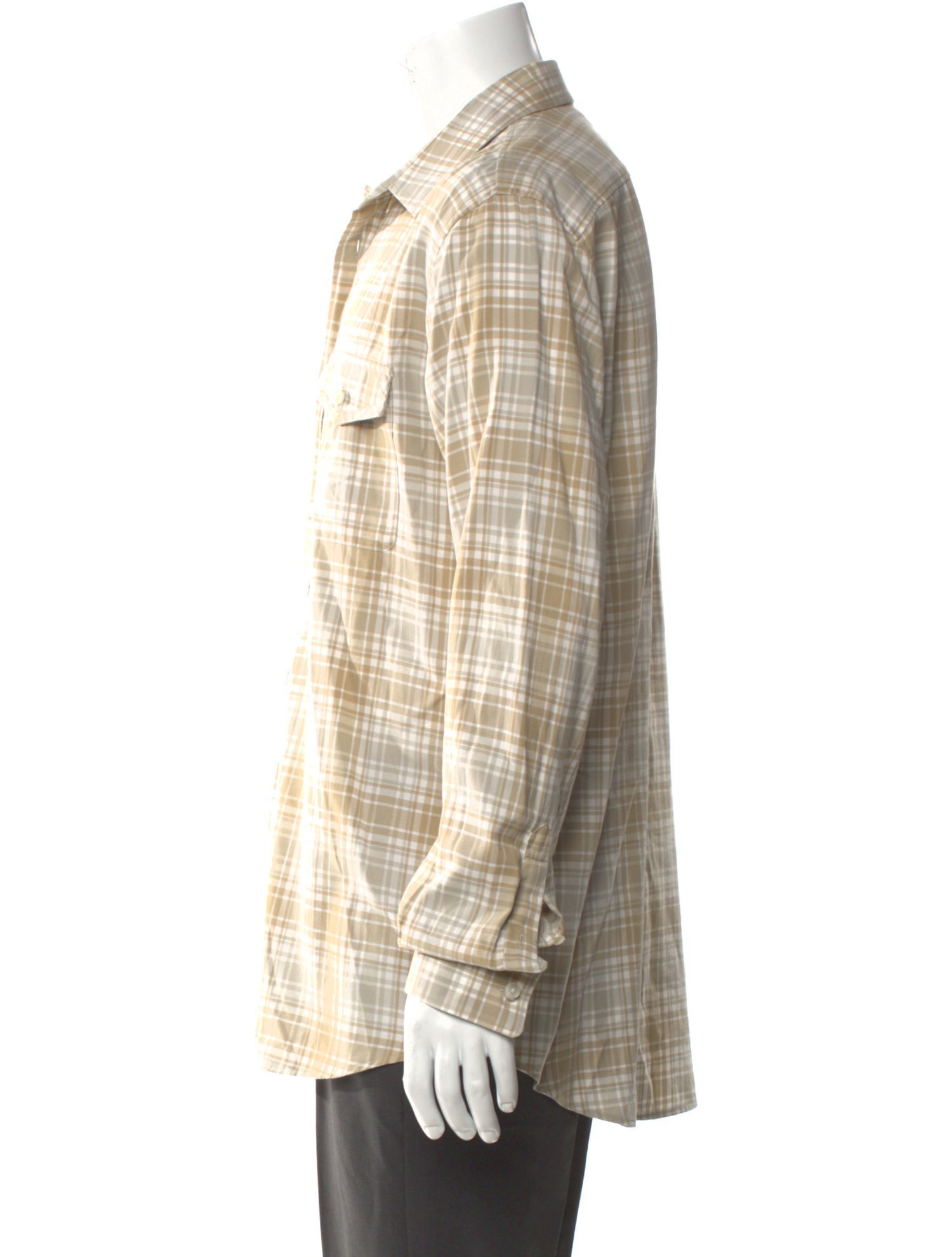 Marc Jacobs Plaid Print Long Sleeve Western Shirt