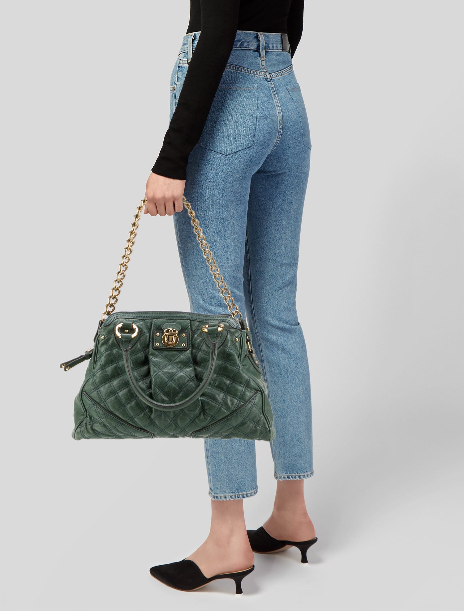 Marc Jacobs Quilted Top Handle Bag